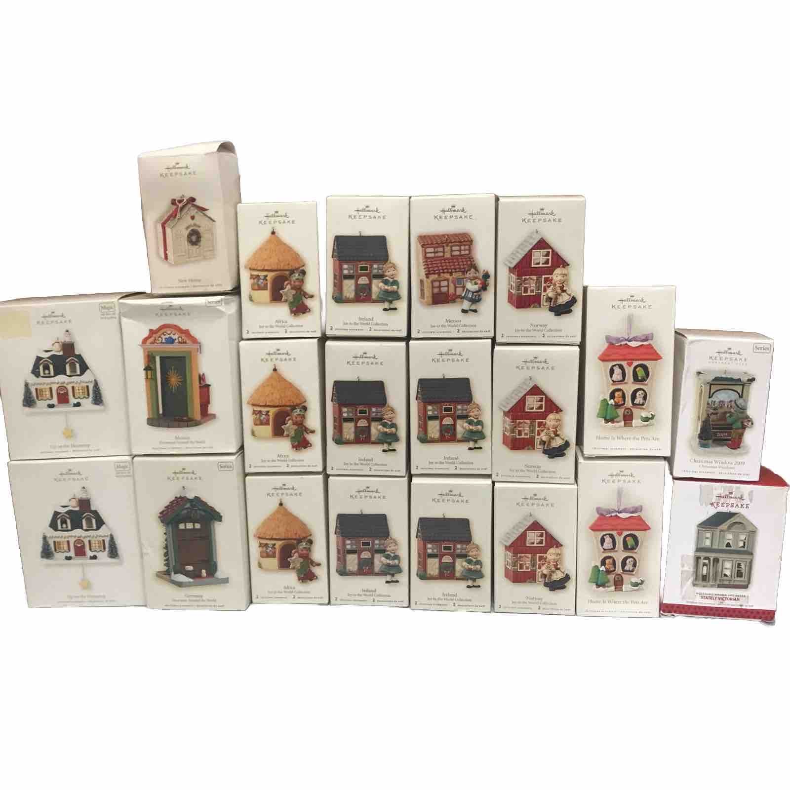 Hallmark Keepsake Ornament Bundle of 21 Window Joy to the World Doors 06 - 12 Hallmark Keepsake Ornament Bundle of 21 Window Joy to the World Doors 06 - 12