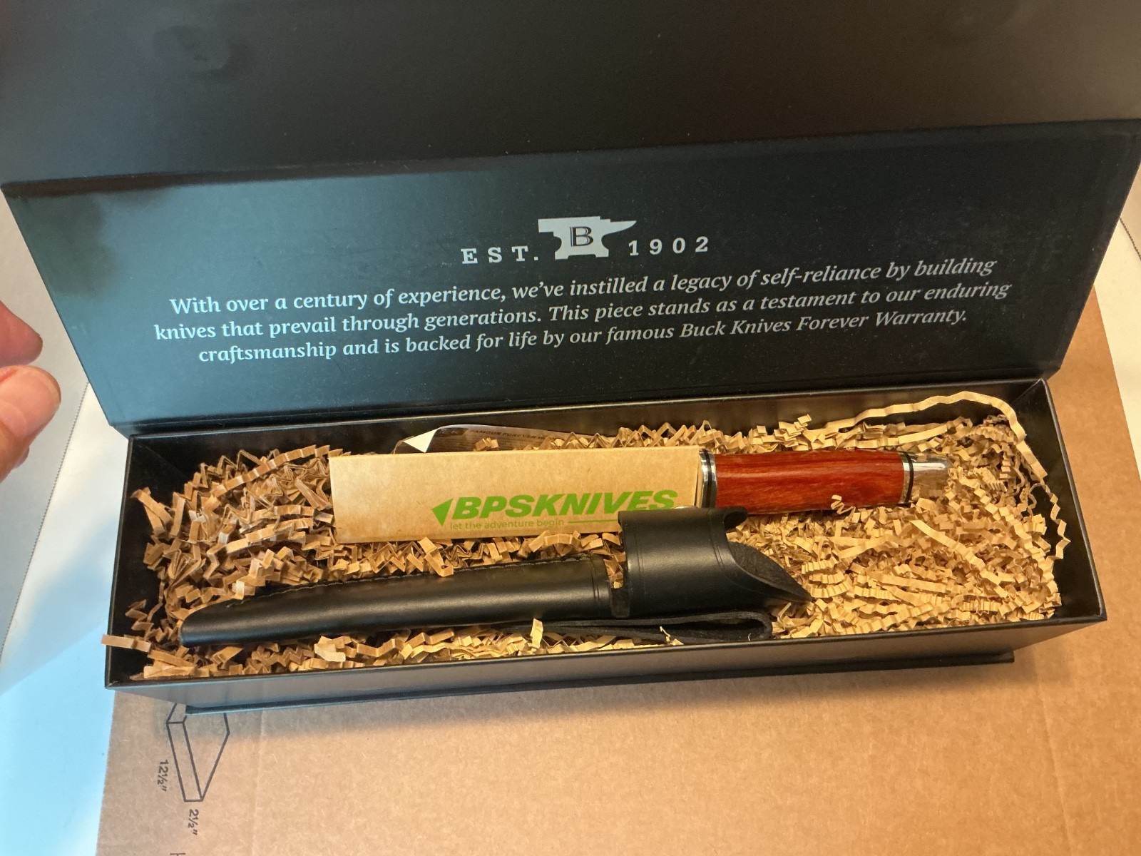 Buck 105 Pathfinder, limited run D2 blade, new in box Buck 105 Pathfinder, limited run D2 blade, new in box