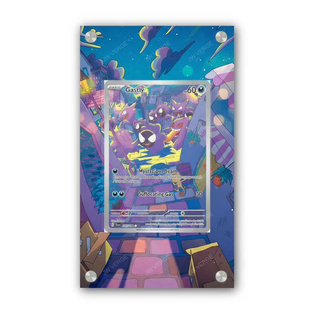 Gastly 177/162 - Exclusive Pokémon Extended Artwork Display Case Gastly 177/162 - Exclusive Pokémon Extended Artwork Display Case