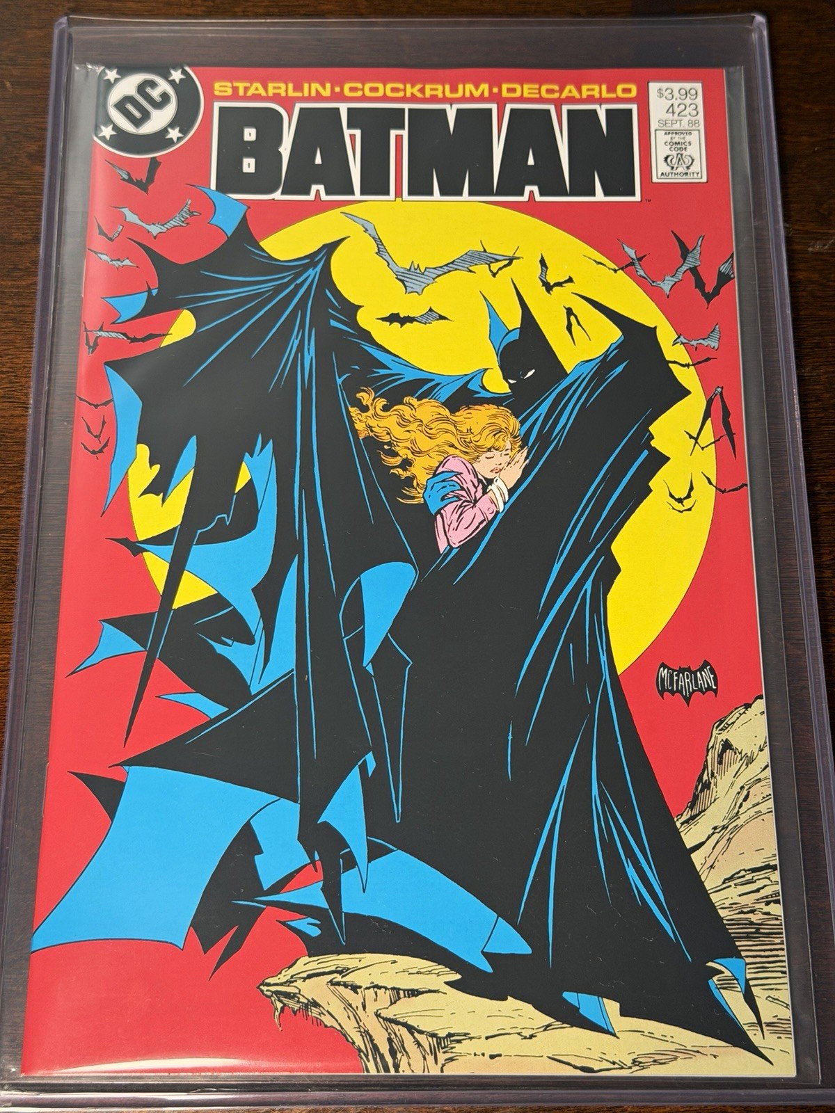 FREE SHIPPING DC Comics Batman #423 Todd McFarlane Cover - Facsimile FREE SHIPPING DC Comics Batman #423 Todd McFarlane Cover - Facsimile