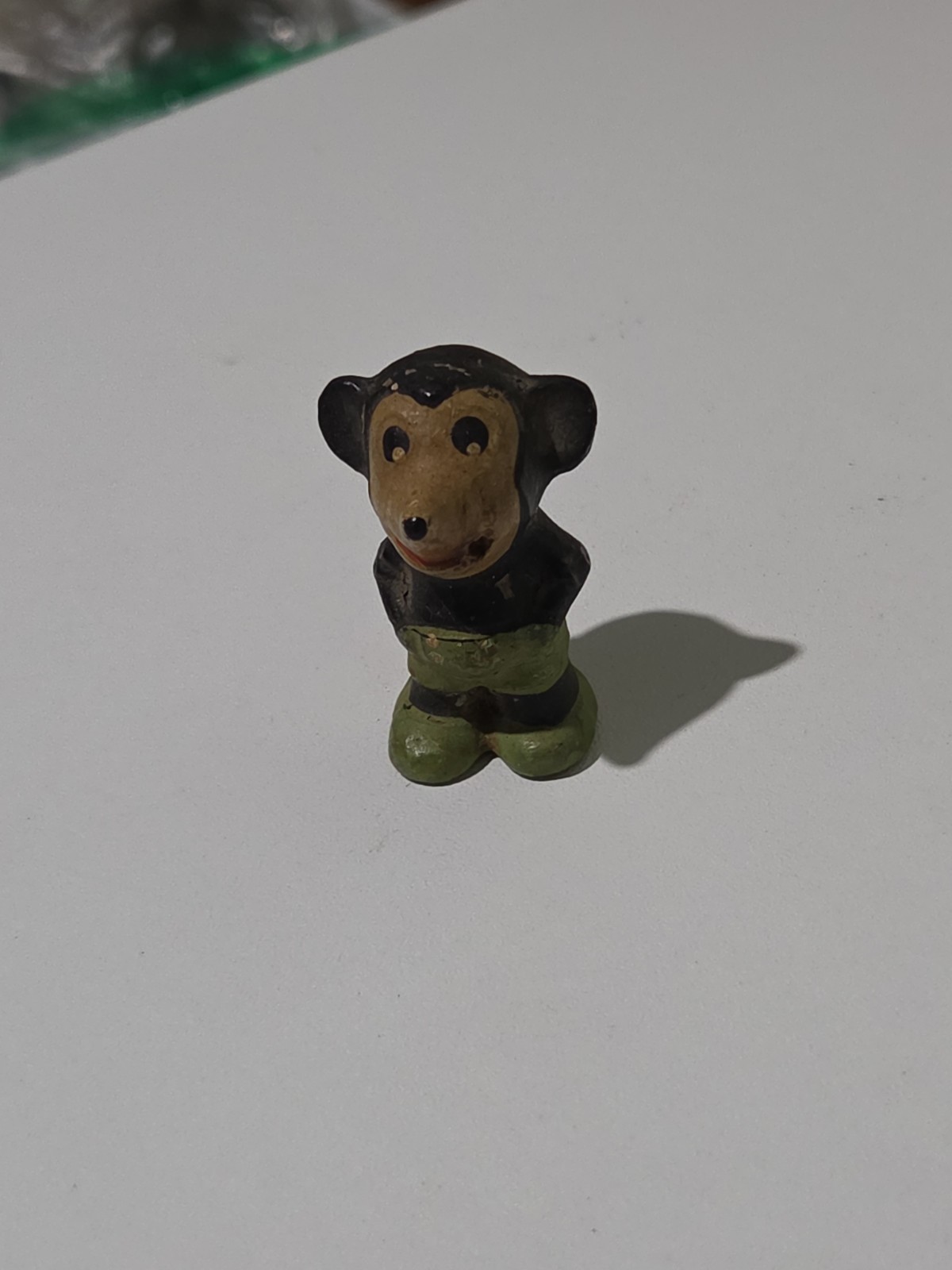 Rare Vintage 1930s Smoking Mickey Mouse Chalkware Figurine Disney Carnival Toy Rare Vintage 1930s Smoking Mickey Mouse Chalkware Figurine Disney Carnival Toy