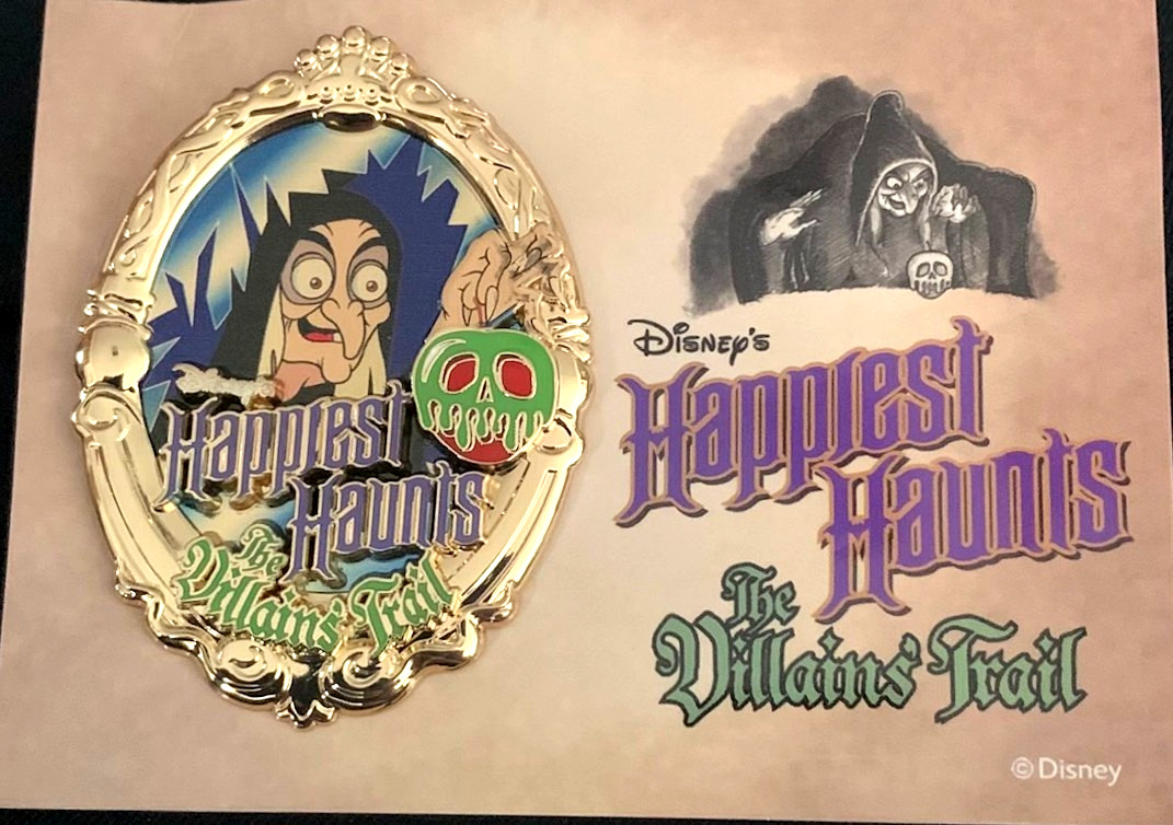 2025 Disneyland Old Hag Posion Apple Happy Haunts The Villains Trail LR Tour Pin 2025 Disneyland Old Hag Posion Apple Happy Haunts The Villains Trail LR Tour Pin