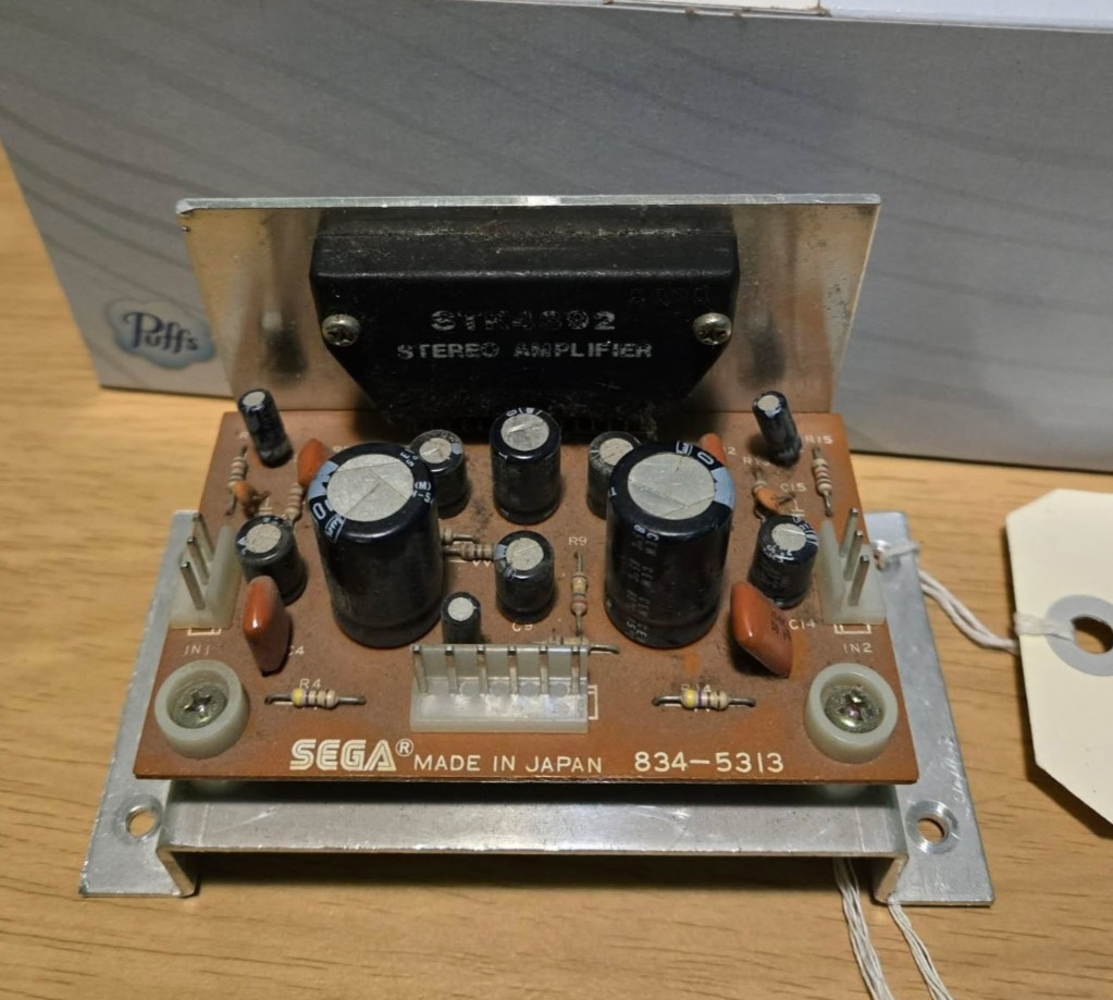 Sega Hang On arcade game sound amp pcb board unit works