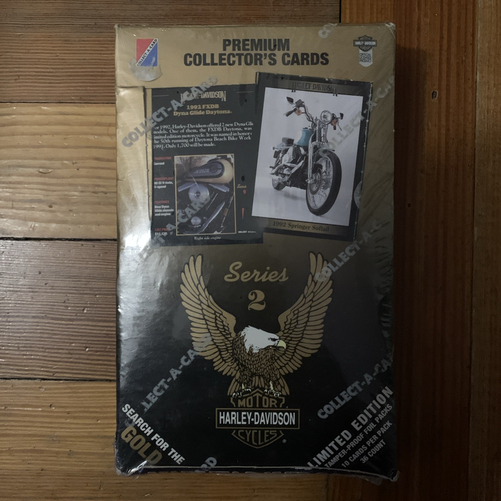 1992 Harley-Davidson Premium Collector's Cards Series 2 Sealed Box 36 Packs