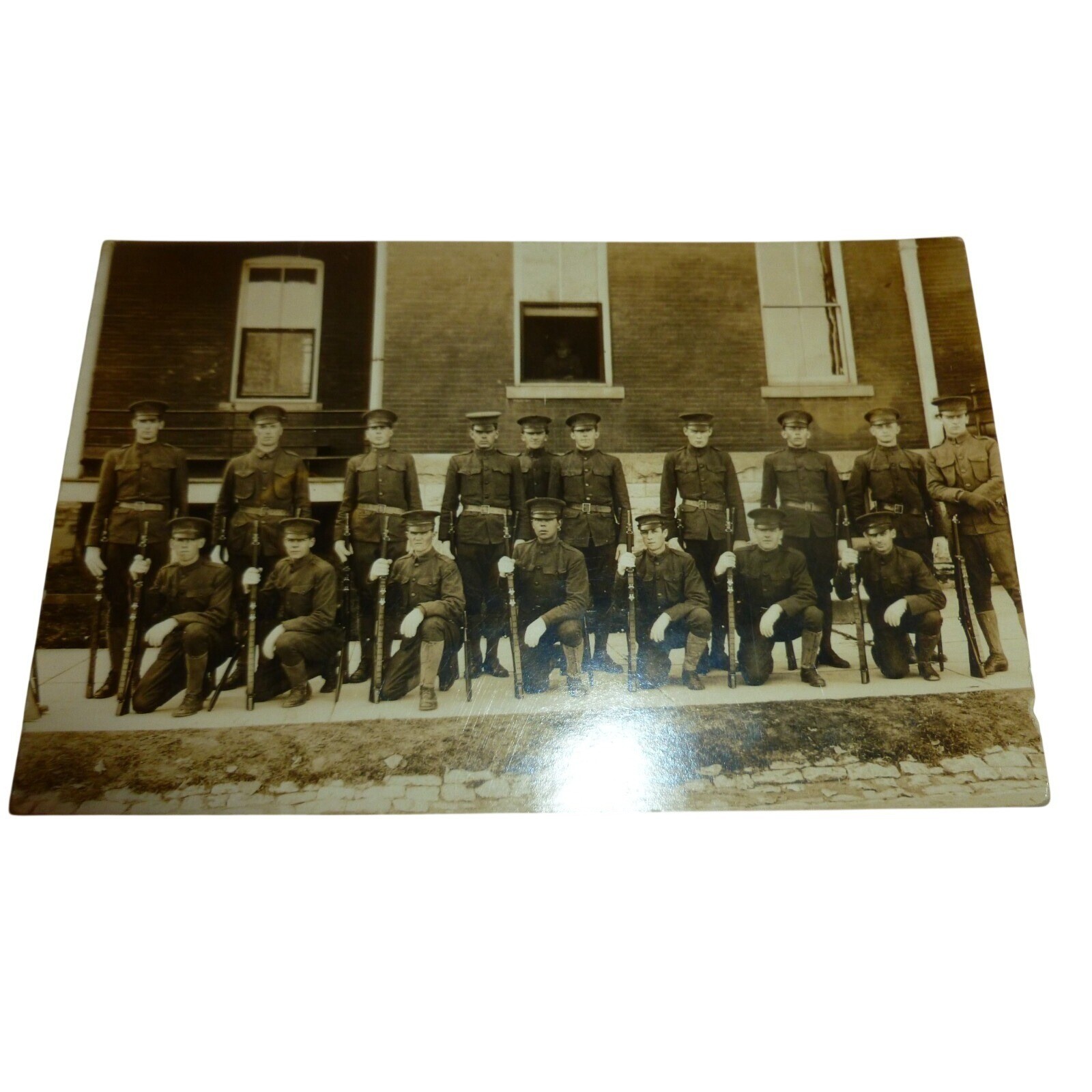1914-1918 WWI Soldiers Military Uniforms Rifles Claud E Crawford RPPC 1914-1918 WWI Soldiers Military Uniforms Rifles Claud E Crawford RPPC