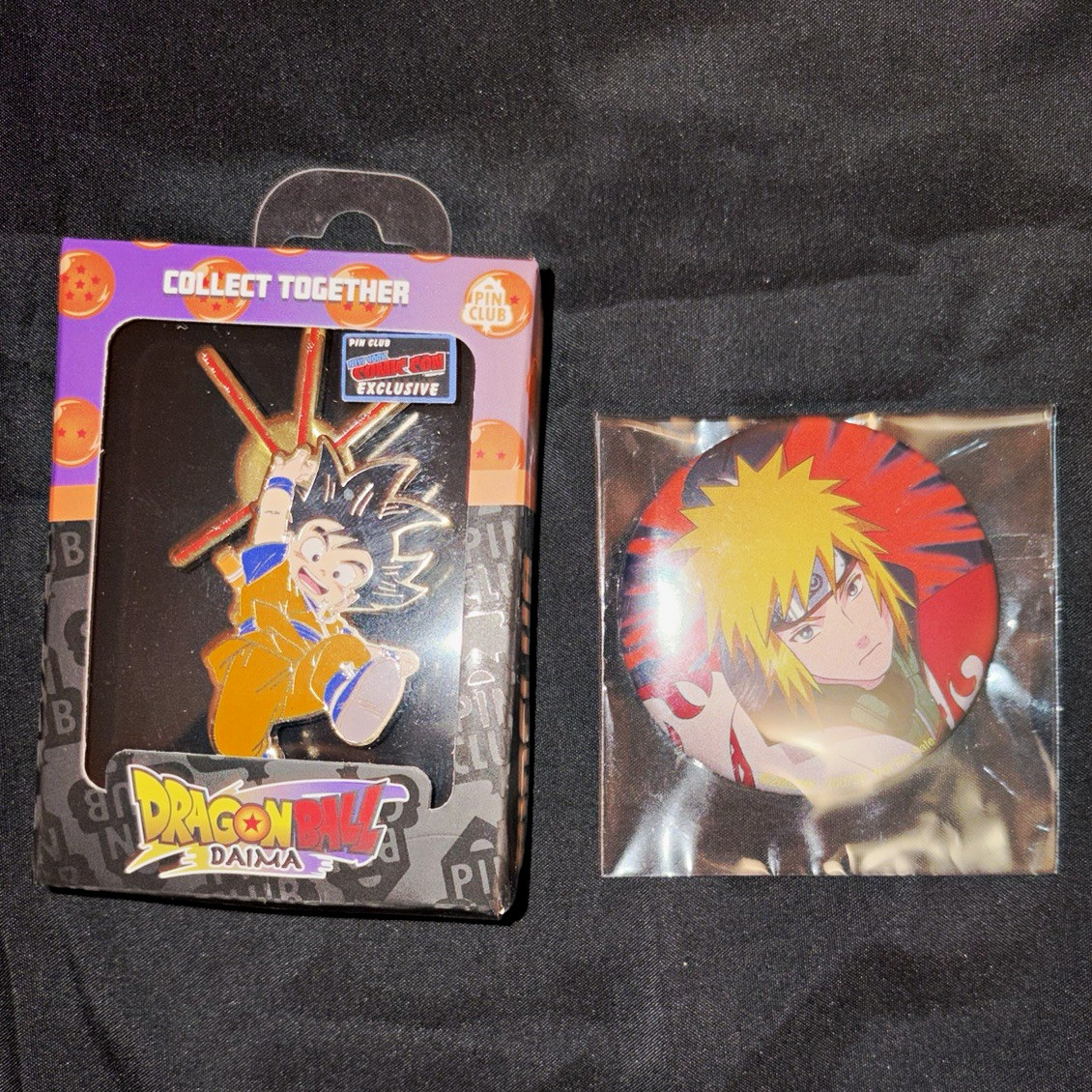 Comic Con Exclusive Dragon Ball Daima Goku Pin Spinner And Pin Comic Con Exclusive Dragon Ball Daima Goku Pin Spinner And Pin