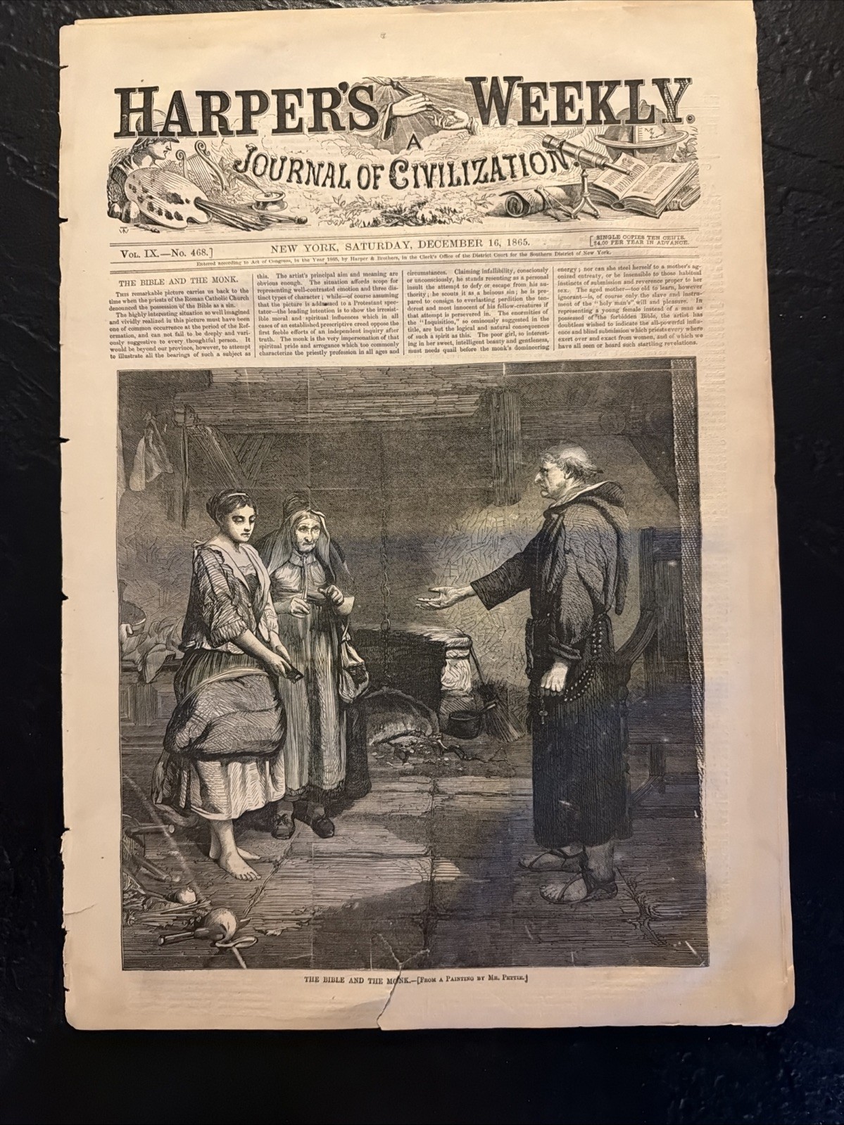 Harper’s Weekly December 16, 1865 Harper’s Weekly December 16, 1865