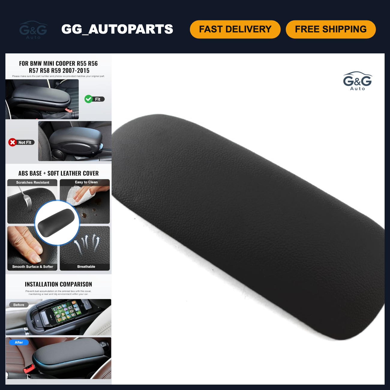CNxinn10 Center Console Armrest lid Car Center Console Cover Armrest Cover CNxinn10 Center Console Armrest lid Car Center Console Cover Armrest Cover