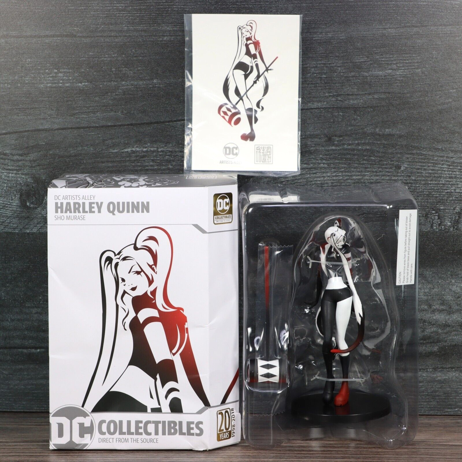 DC Artists Alley Harley Quinn Figure Sho Murase LE 1814/3000 Box Issue 2018 New