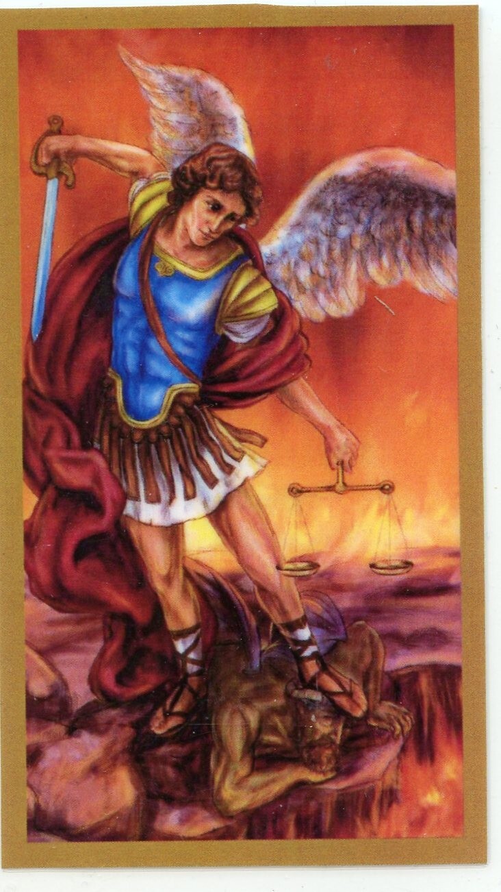Prayer to St. Michael U- Laminated Holy Cards. QUANTITY 25 CARDS Prayer to St. Michael U- Laminated Holy Cards. QUANTITY 25 CARDS