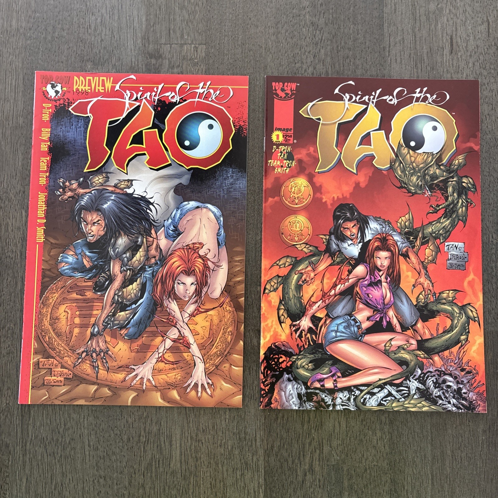 Spirit of the TAO #1 Preview Pittsburgh Comic Con Plus Book  #1