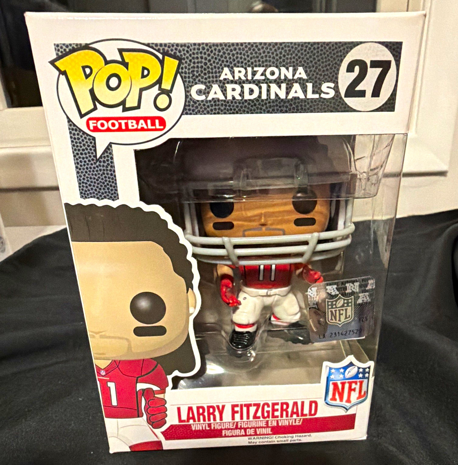 Funko Pop NFL Football Larry Fitzgerald #27 Arizona Cardinals Removable Helmet Funko Pop NFL Football Larry Fitzgerald #27 Arizona Cardinals Removable Helmet