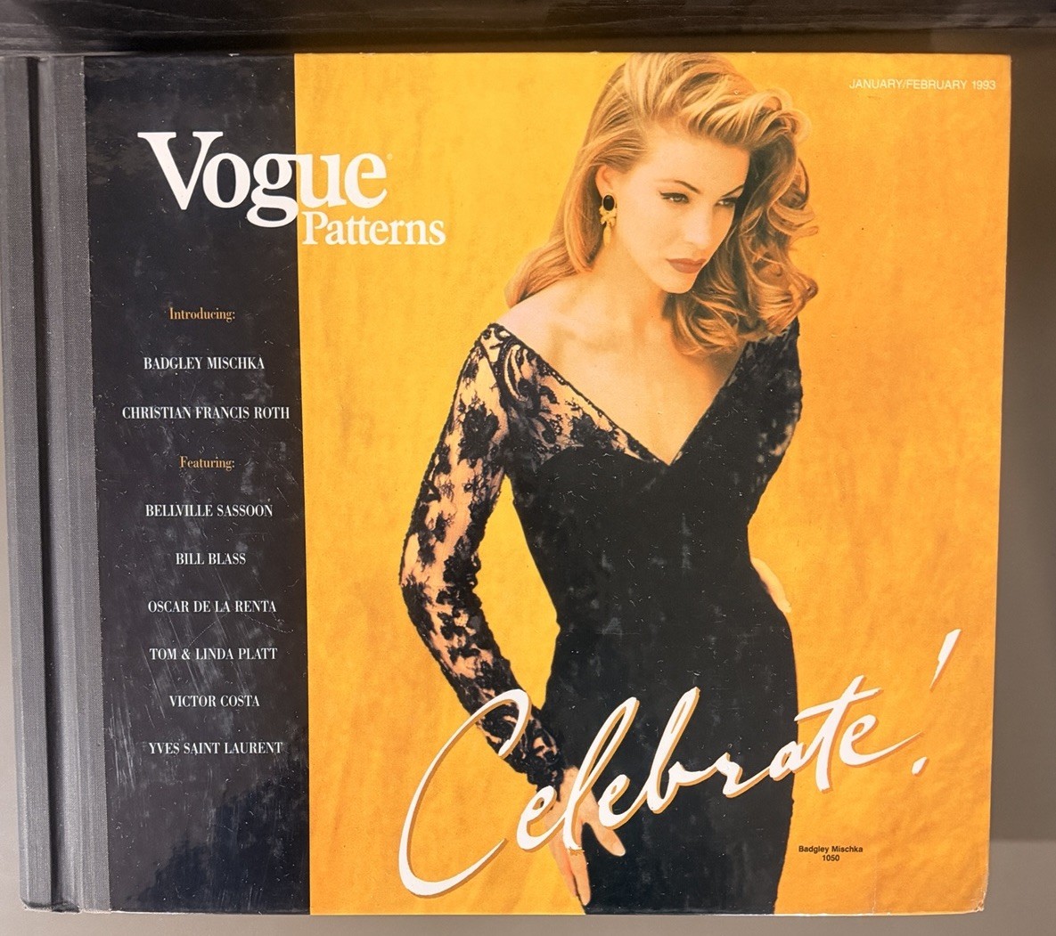 Vintage Fashion Vogue Patterns 1993 Store Display Counter Catalog, Rare Find Vintage Fashion Vogue Patterns 1993 Store Display Counter Catalog, Rare Find