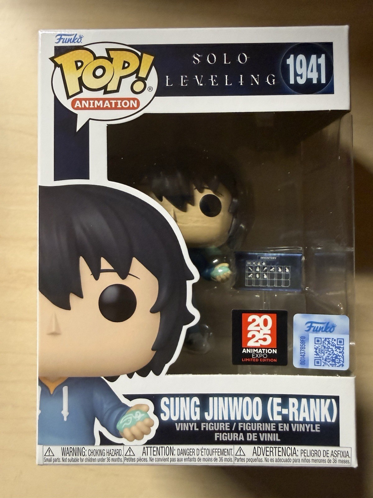 Sung Jinwoo (E-Rank) AX Exclusive Funko Pop Sung Jinwoo (E-Rank) AX Exclusive Funko Pop