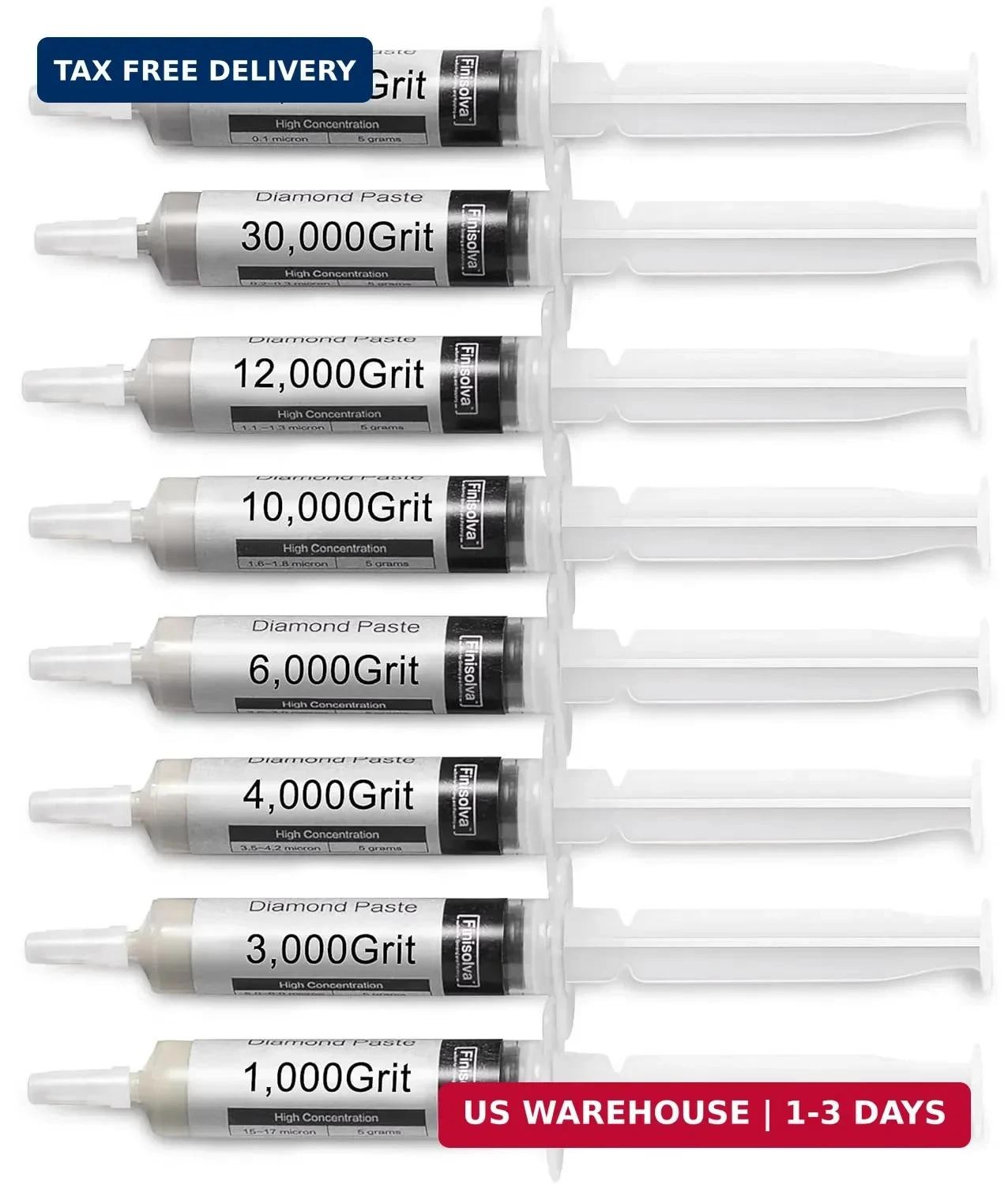 8 Pack Diamond Polishing Compound Genuine 50% Concentration Diamond Paste Kit 80 8 Pack Diamond Polishing Compound Genuine 50% Concentration Diamond Paste Kit 80