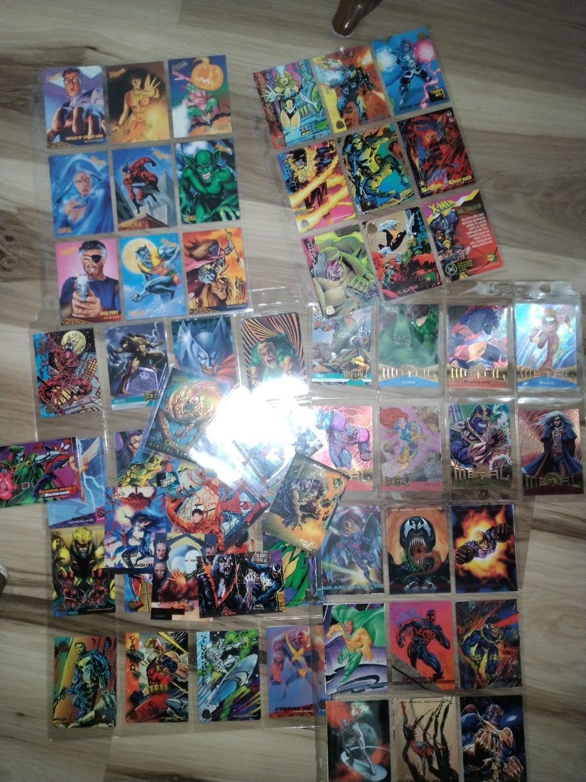 Marvel Cards Lot Of 70 + In Great Condition Fleer, Flair, Master Piece, Metal Marvel Cards Lot Of 70 + In Great Condition Fleer, Flair, Master Piece, Metal
