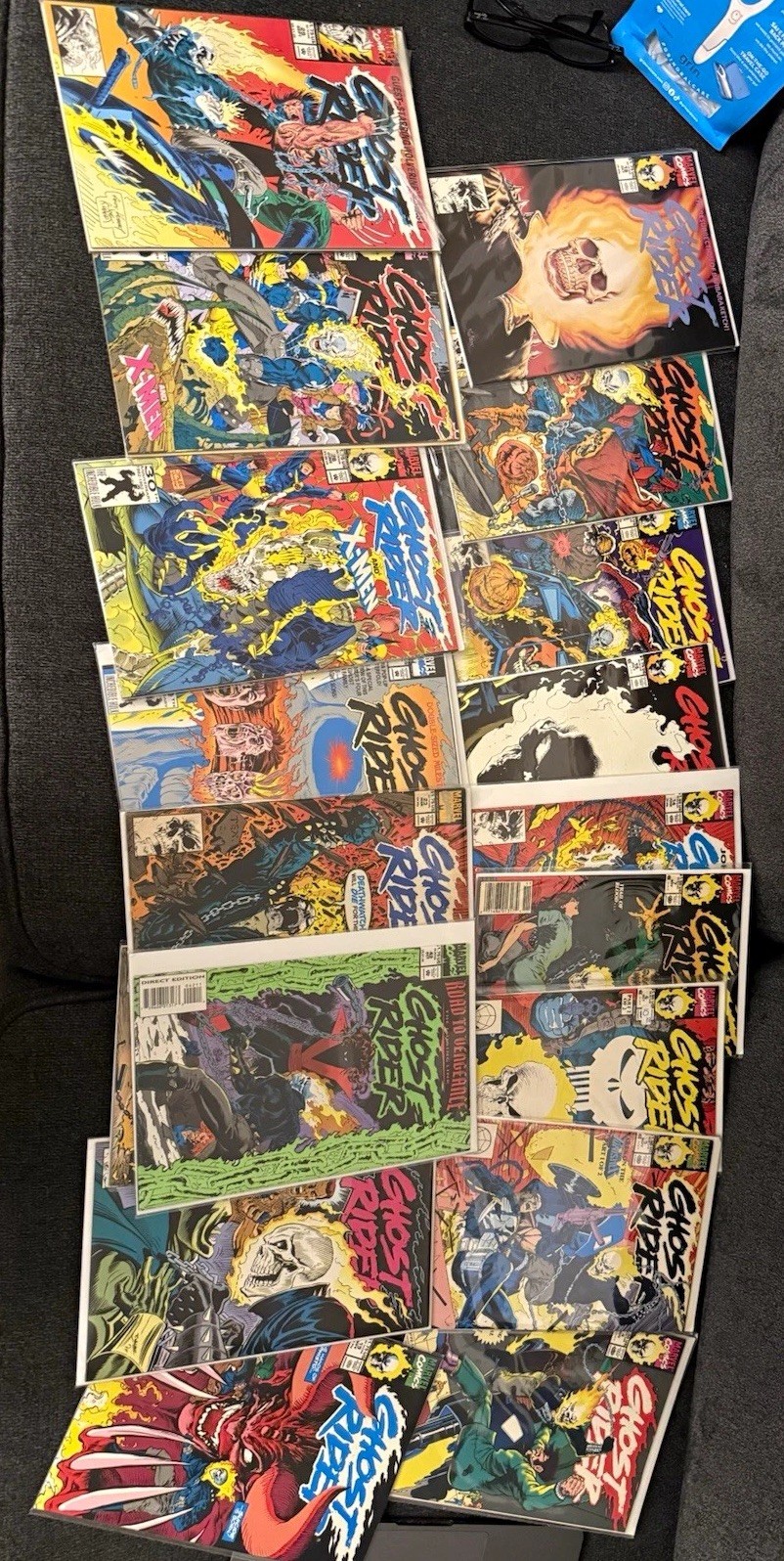 Ghost Rider 1992 Mixed Comic Lot Direct Ed Wolverine Jim Lee Ghost Rider 1992 Mixed Comic Lot Direct Ed Wolverine Jim Lee