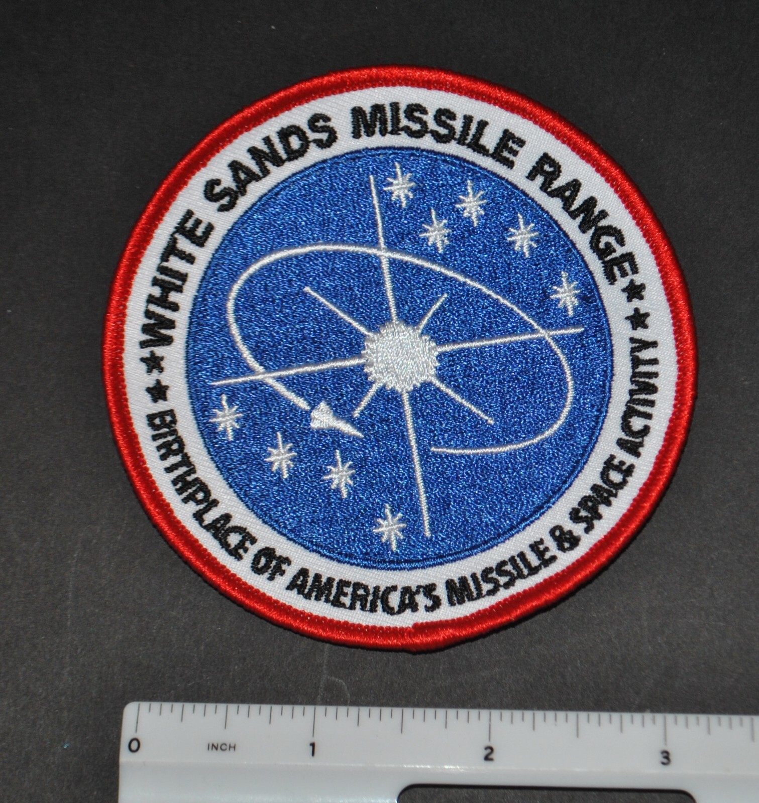 White Sands Missile Range Patch WSMR NEW MEXICO BRAND NEW 3.5" DIAMETER