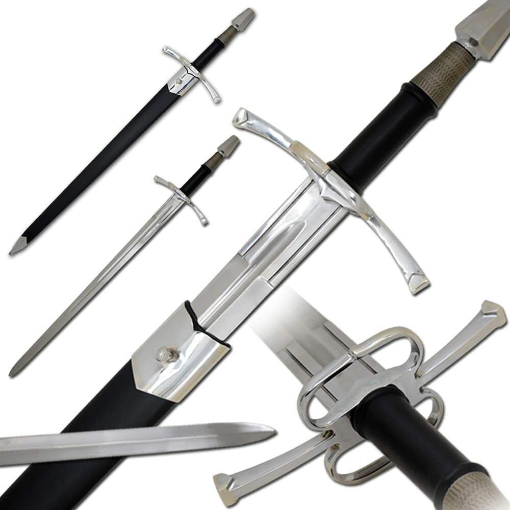 15TH CENTURY LONG FULL TANG TEMPERED BATTLE READY HANDMADE SHARP EDGE SWORD 15TH CENTURY LONG FULL TANG TEMPERED BATTLE READY HANDMADE SHARP EDGE SWORD