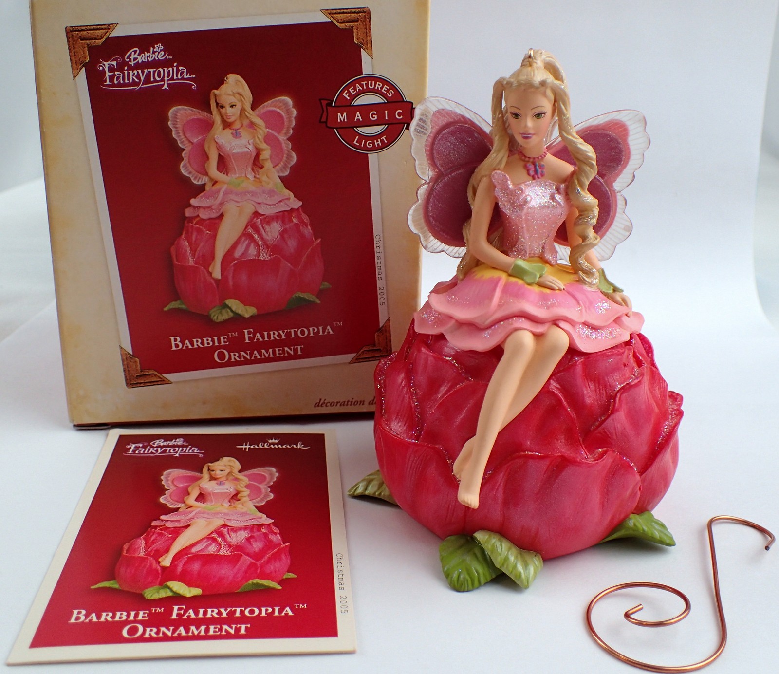 MIB Hallmark Keepsake 2005 Barbie Fairytopia Elina Ornament Magic Light QXI6512 MIB Hallmark Keepsake 2005 Barbie Fairytopia Elina Ornament Magic Light QXI6512