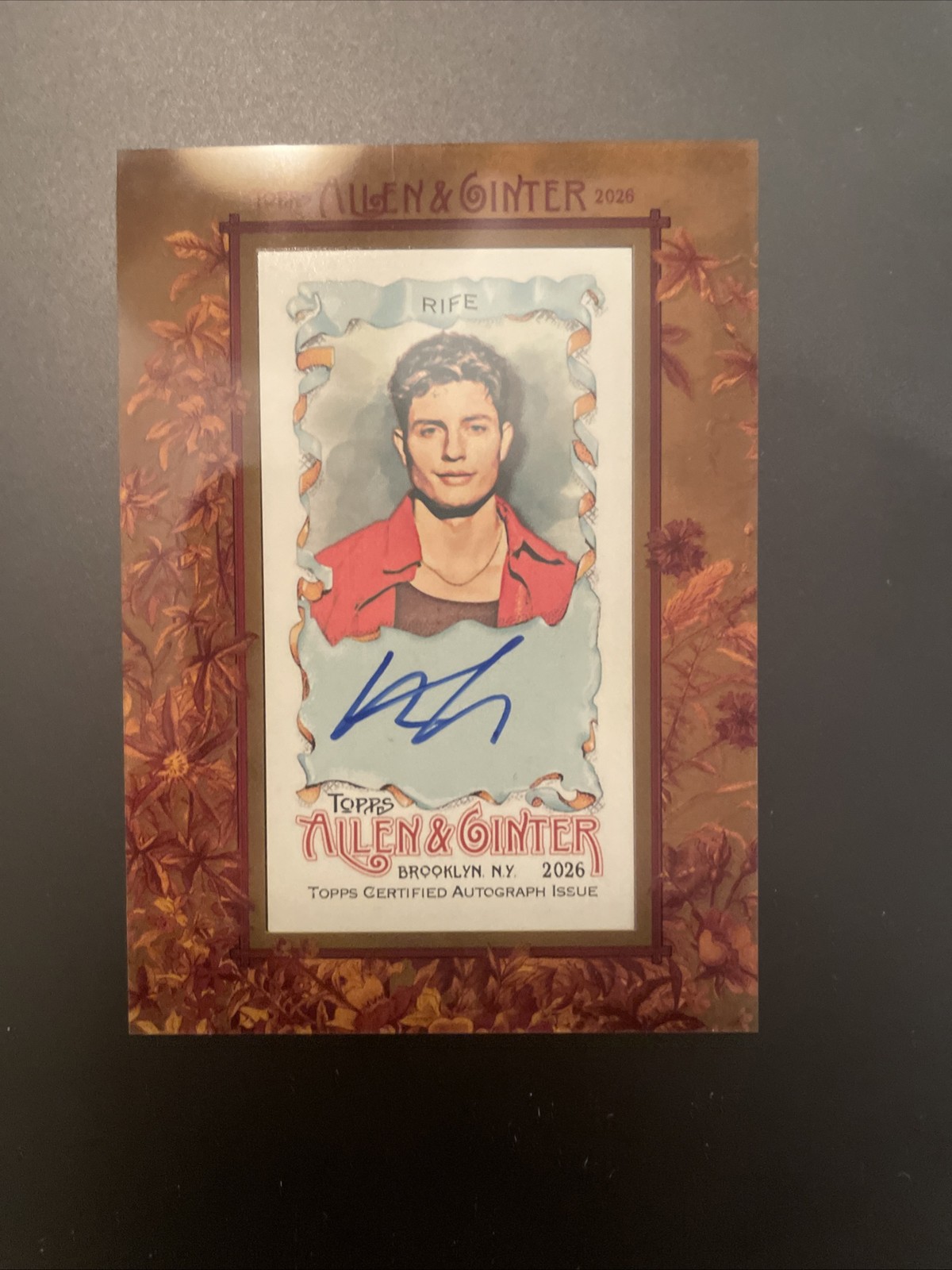 Topps 2026 Allen & Ginter Matt Rife Autograph #MA-RI Topps 2026 Allen & Ginter Matt Rife Autograph #MA-RI