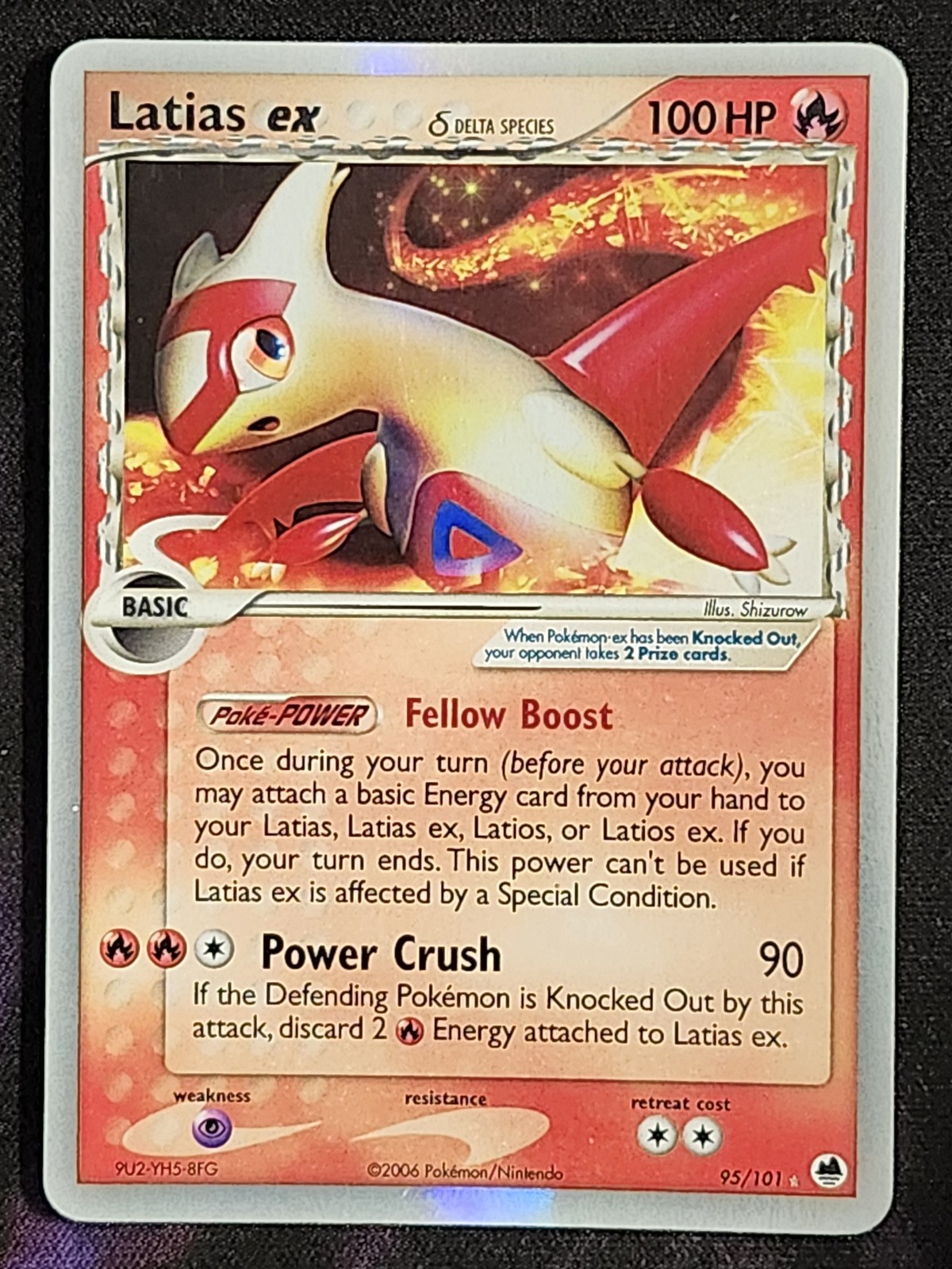Pokemon Latias EX 95/101 (LP) Dragon Frontiers DF Pokemon Latias EX 95/101 (LP) Dragon Frontiers DF