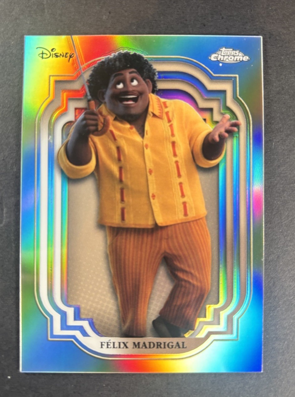 2024 Topps Chrome Disney Félix Madrigal #188 Refractor Encanto 2024 Topps Chrome Disney Félix Madrigal #188 Refractor Encanto