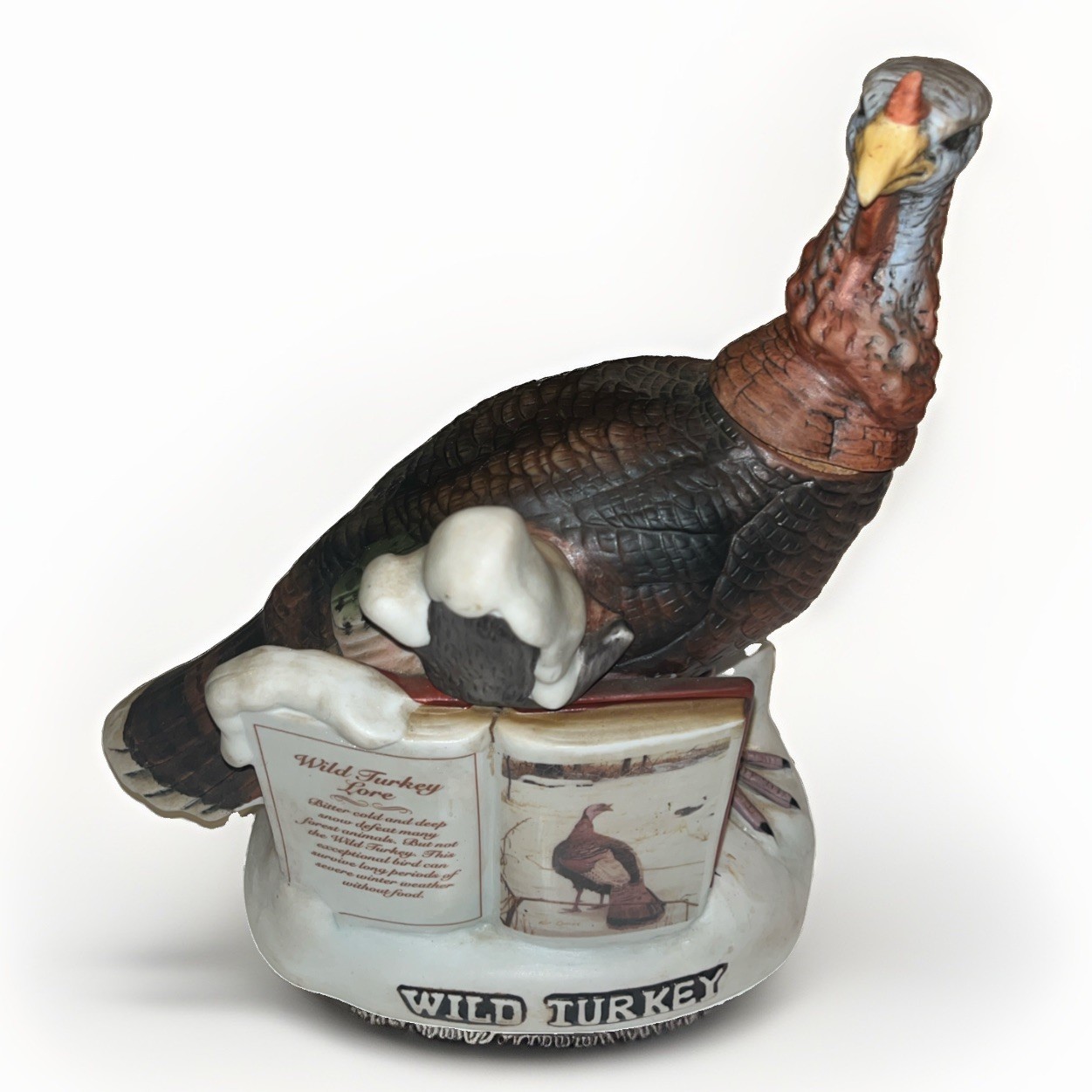 Vintage 1980 Austin Nichols Wild Turkey Winter No.2 Collectible Decanter 🦃 Vintage 1980 Austin Nichols Wild Turkey Winter No.2 Collectible Decanter 🦃