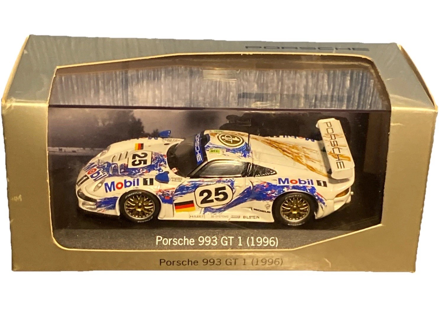 MINICHAMPS 1:43 Porsche 993 GT1 1996 Mobil 1 Racing Diecast Car Pauls Model Art
