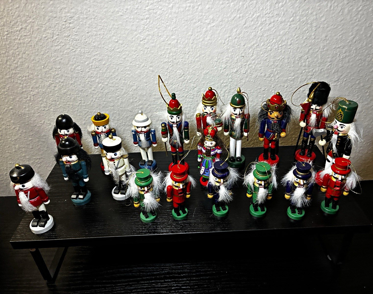 Lot of 19 Vtg Mini Wooden Nutcracker Christmas Ornaments Soldier Collection 1998 Lot of 19 Vtg Mini Wooden Nutcracker Christmas Ornaments Soldier Collection 1998