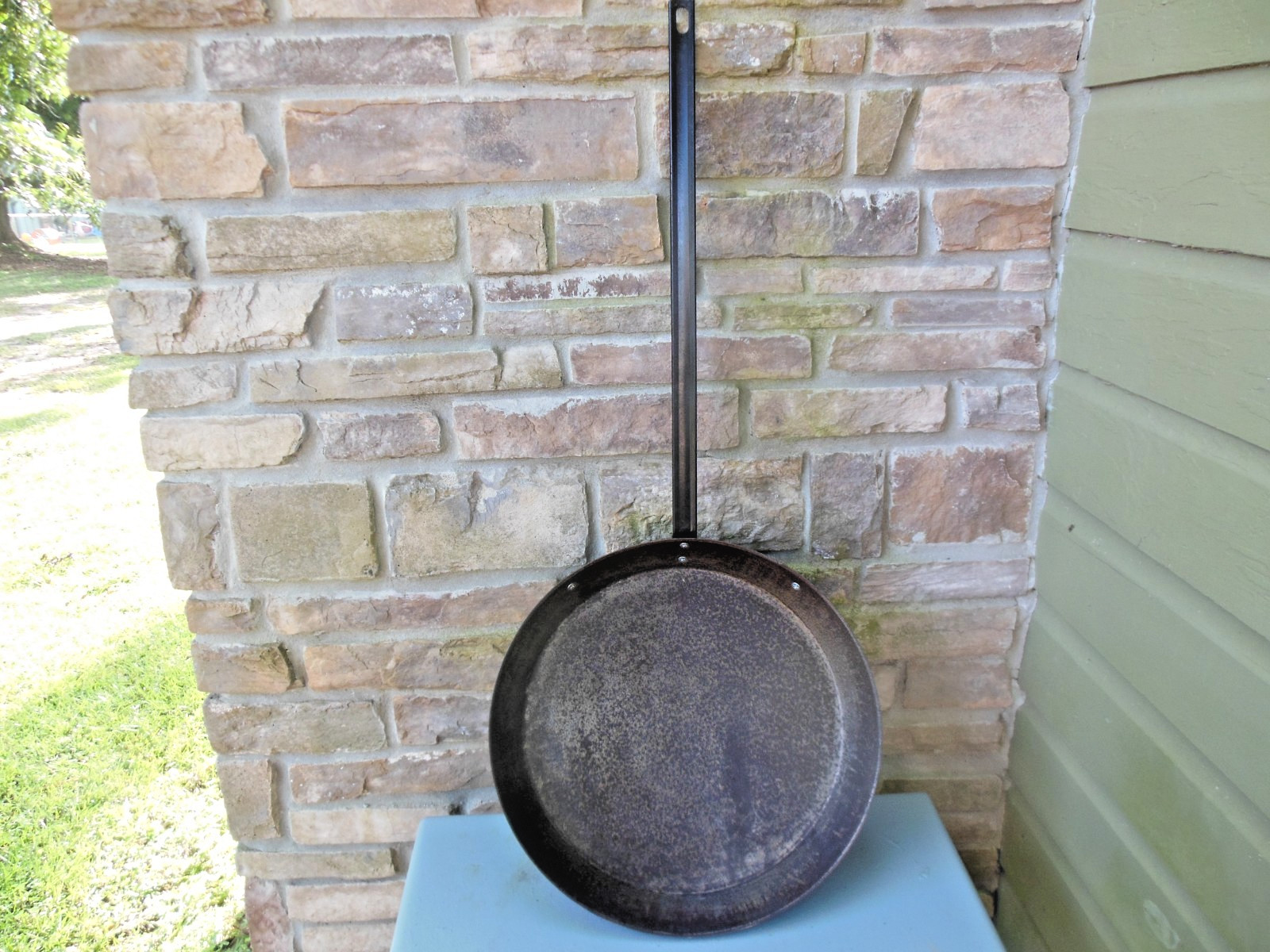 Rare 20" Steel Birmingham Stove & Range Co. Trail Boss Outdoor Skillet