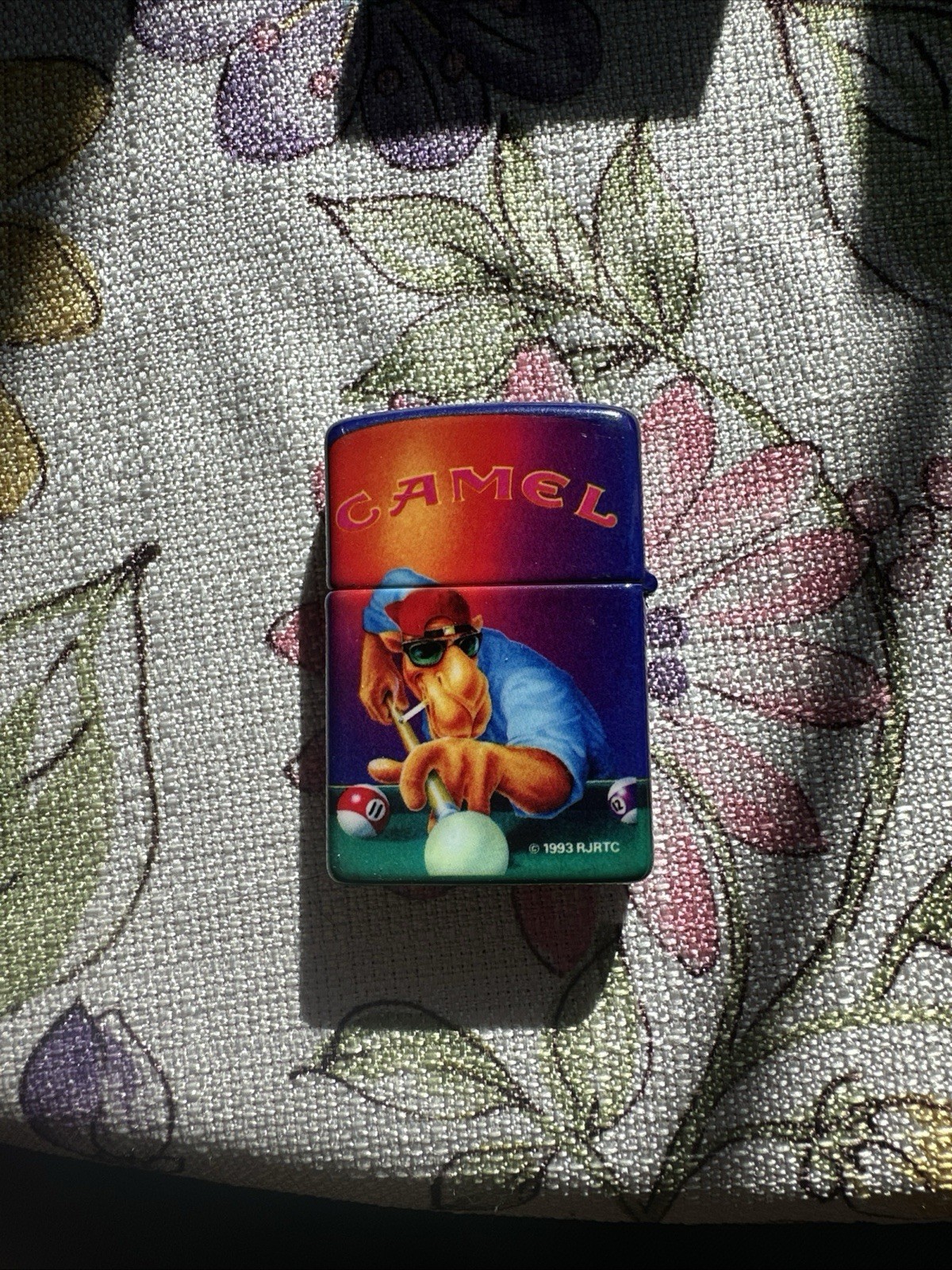 Vintage Camel Joe Pool Player Zippo Lighter 1993 Rare - Never Filled or Sparked Vintage Camel Joe Pool Player Zippo Lighter 1993 Rare - Never Filled or Sparked