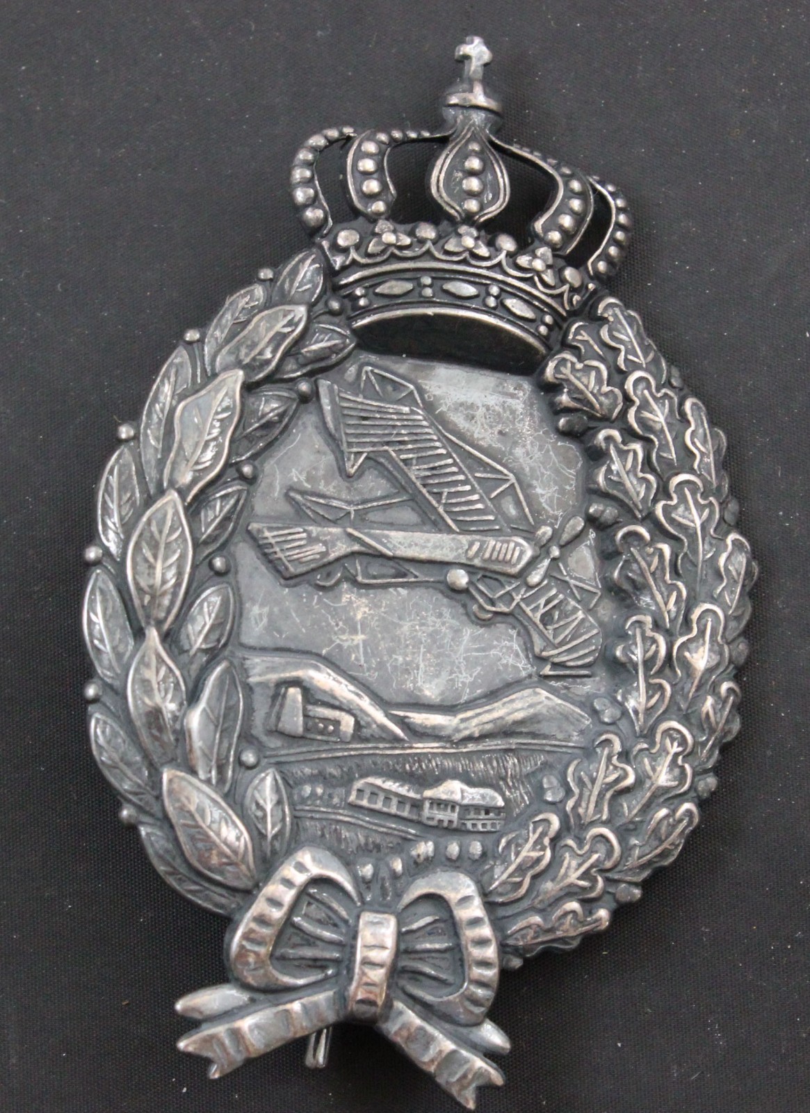 Imperial German WWI Bavarian Pilot Aviator Badge Crowned Aviation Badge Imperial German WWI Bavarian Pilot Aviator Badge Crowned Aviation Badge