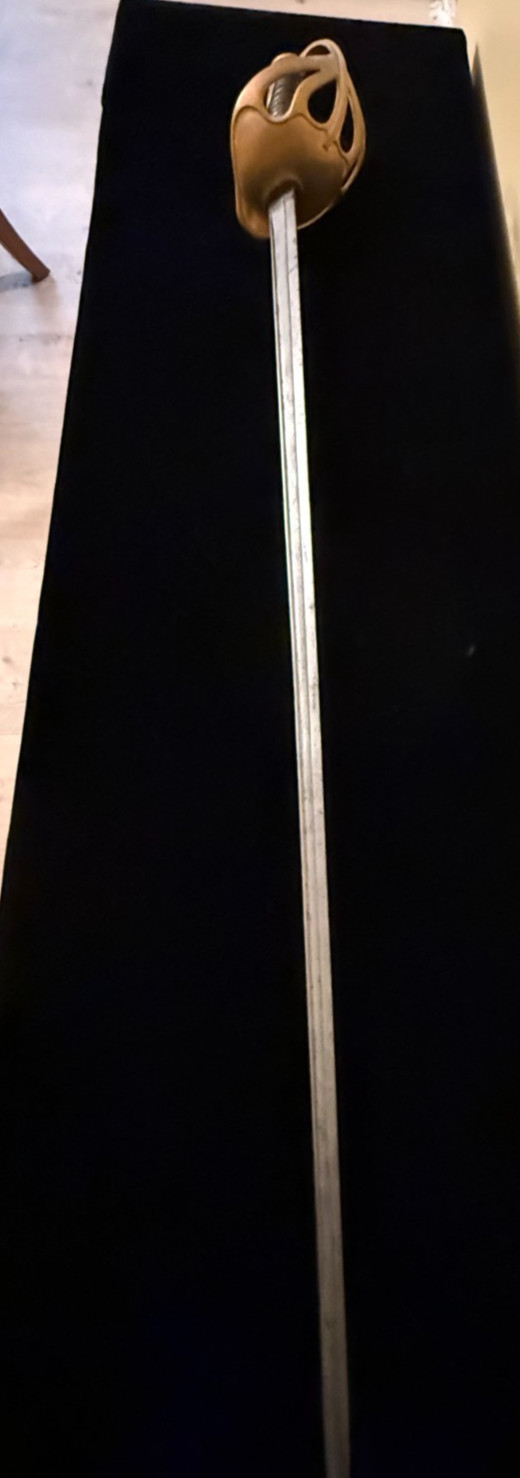 Antique 19th Century French Model 1882 Infantry Officer's Sword (Sabre d'Officie Antique 19th Century French Model 1882 Infantry Officer's Sword (Sabre d'Officie
