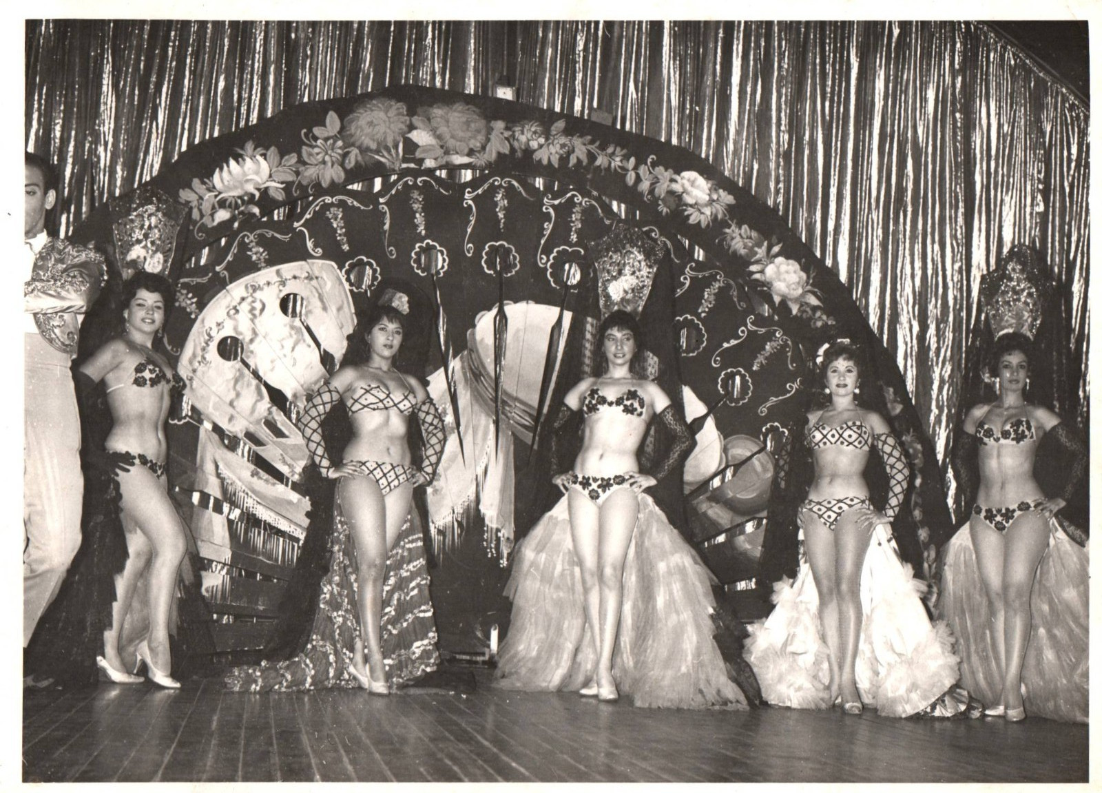 RARE CUBA CUBAN VEDETTE DANCERS TROPICANA NIGHT CLUB 1961 ORIG PHOTO MA37