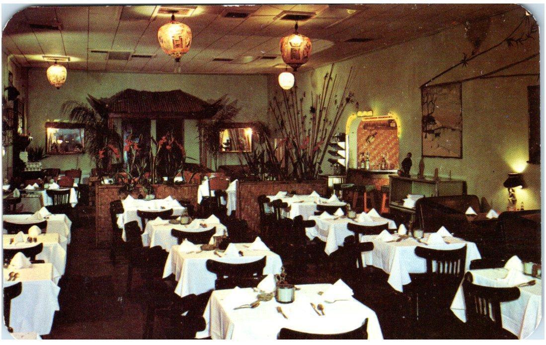 KEY WEST, Florida FL ~ Roadside LEE\'S ORIENT Chinese Restaurant c1960s Postcard