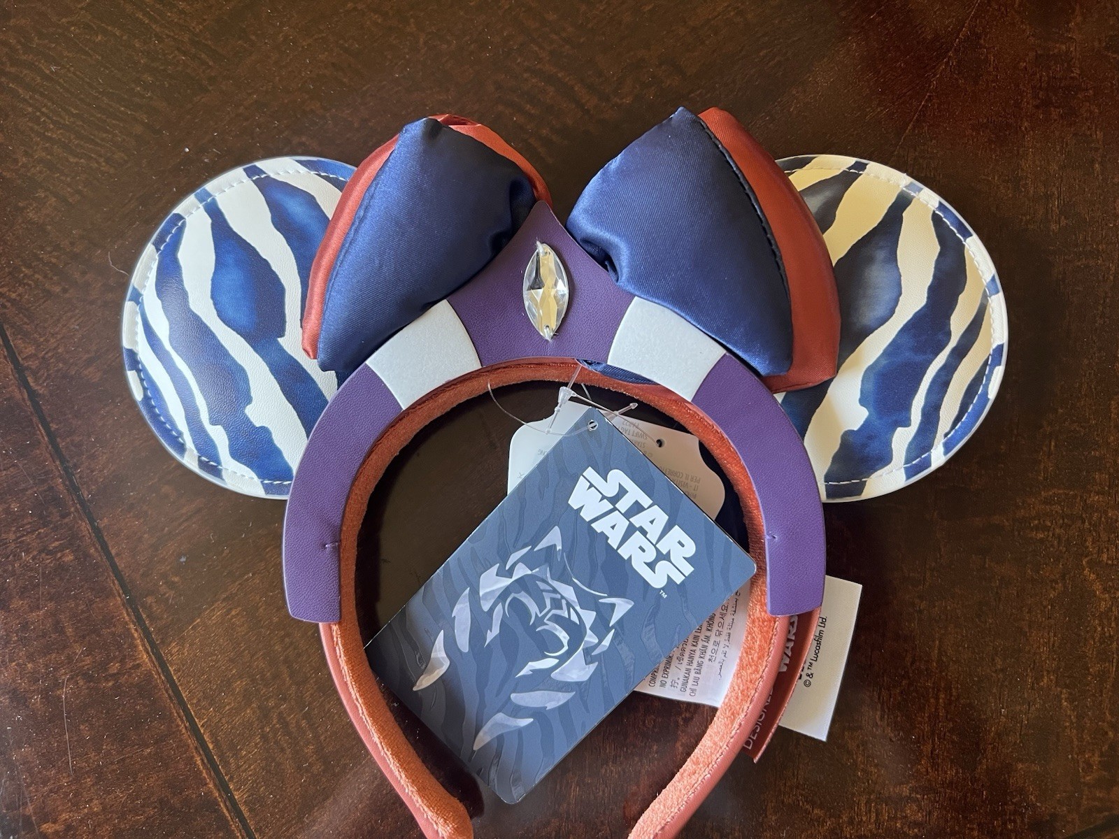 NEW 2024 Disney Parks Star Wars Ahsoka Tano Day “I Am No Jedi” Ears Headband NEW 2024 Disney Parks Star Wars Ahsoka Tano Day “I Am No Jedi” Ears Headband
