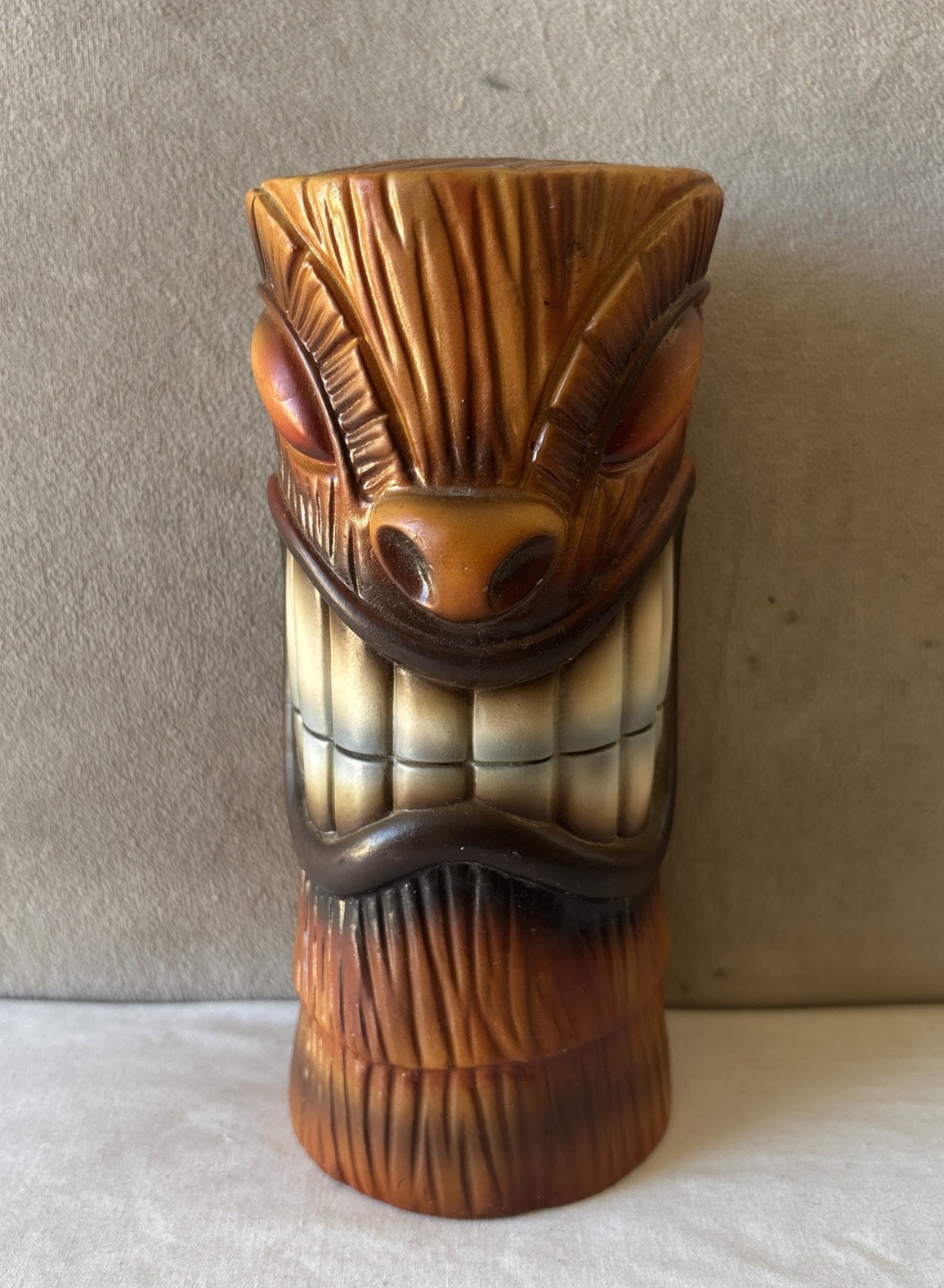 Toy Zone Inc Tiki Mask Figure Custom Painted by Craig Judd Vintage Barware Totem Toy Zone Inc Tiki Mask Figure Custom Painted by Craig Judd Vintage Barware Totem