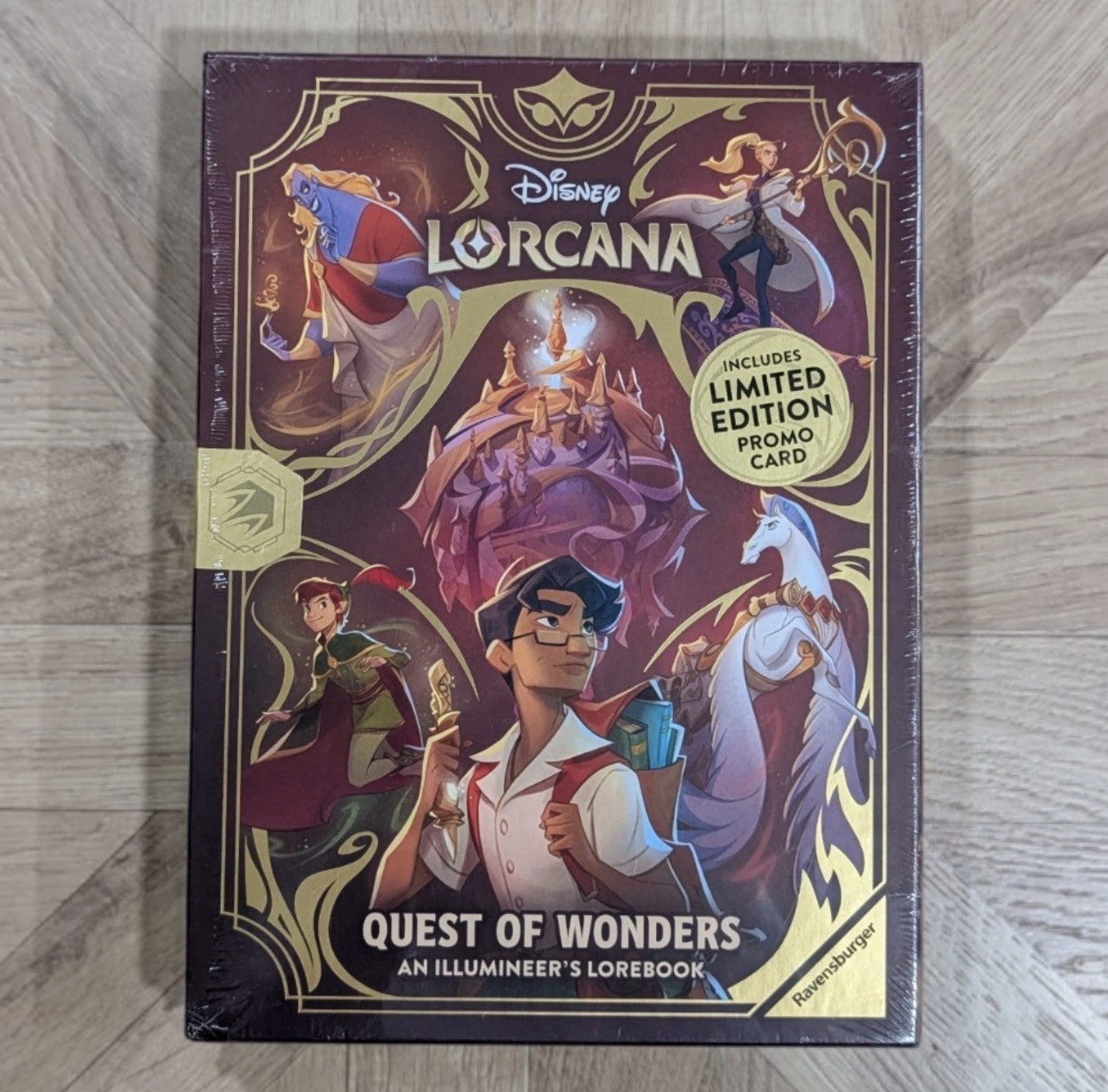 Disney Lorcana Quest of Wonders An Illumineer's Lorebook Sealed Promo Card NEW Disney Lorcana Quest of Wonders An Illumineer's Lorebook Sealed Promo Card NEW