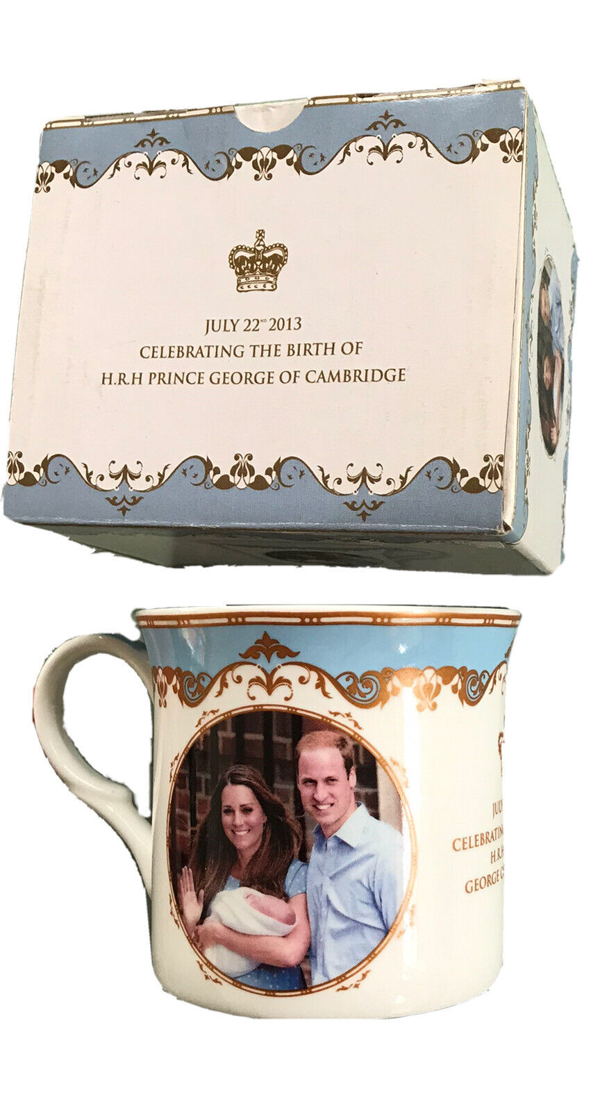 William And Kate Mug Prince George Prince Princess Wales Royal Commemorative