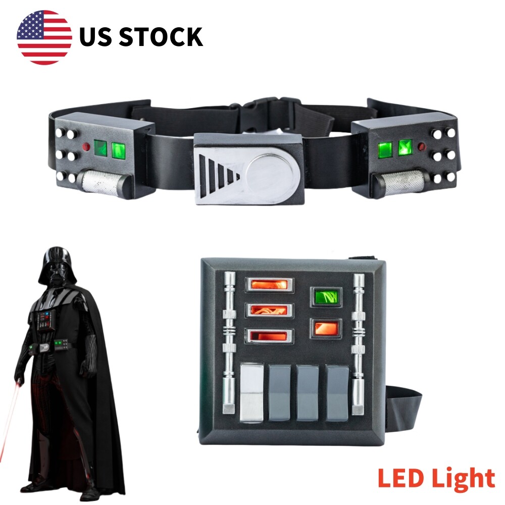 US STOCK Star Wars Darth Vader Belt & Chest Plate with Led Lights Cosplay Props US STOCK Star Wars Darth Vader Belt & Chest Plate with Led Lights Cosplay Props