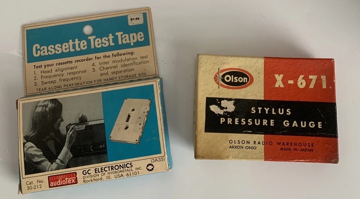 Olson Stylus Pressure Guage G C Electronics Tape Vintage Stereo Test Japan Olson Stylus Pressure Guage G C Electronics Tape Vintage Stereo Test Japan