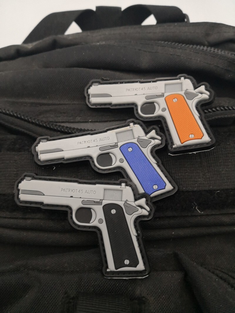 3PCS M1911 PATCH .45 CALIBER GUN PISTOL SECOND 2ND AMENDMENT RIGHT HOOK PATCH 3PCS M1911 PATCH .45 CALIBER GUN PISTOL SECOND 2ND AMENDMENT RIGHT HOOK PATCH