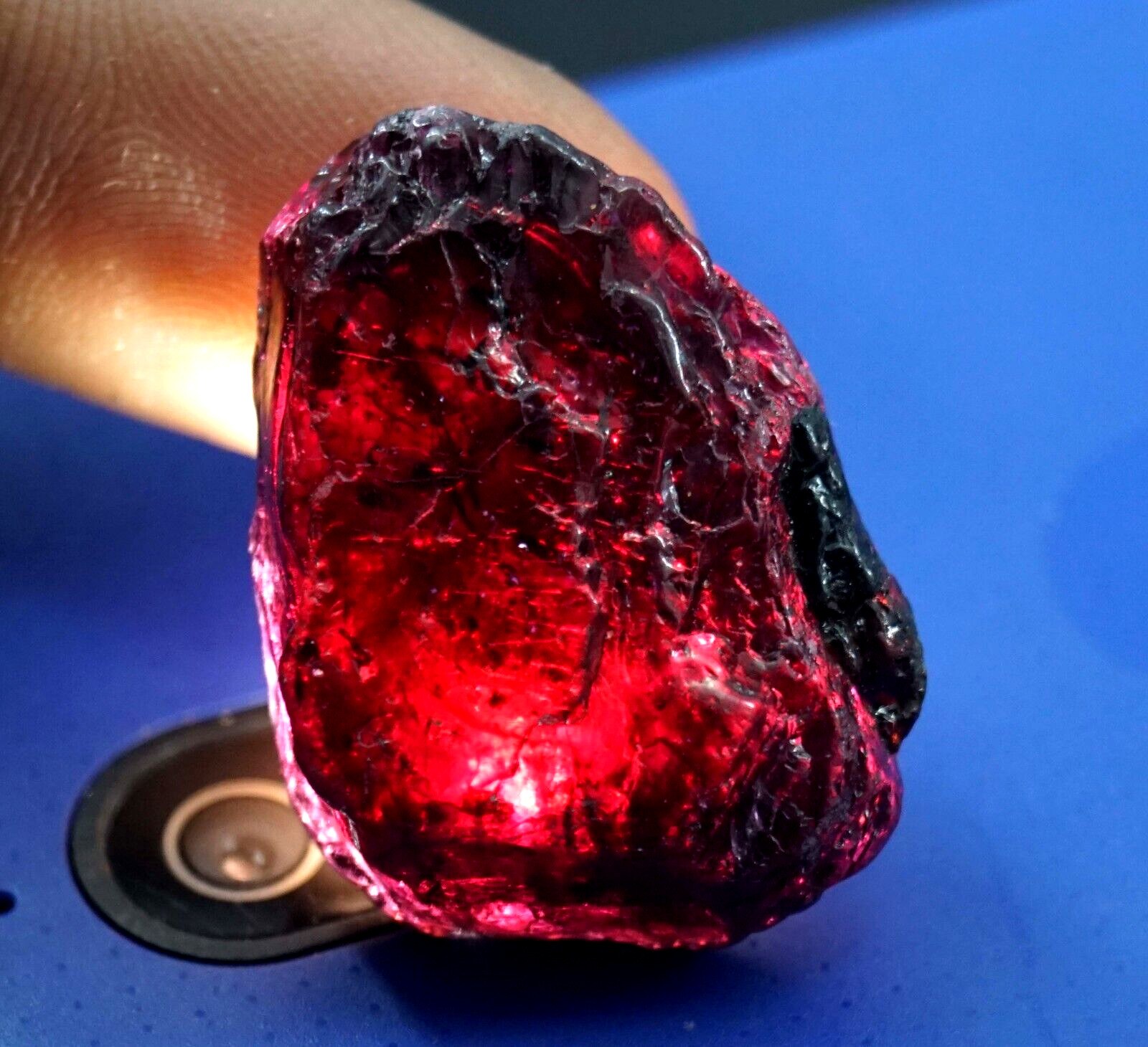 60 Ct+ EGL Certified Burmese Natural Crystal Red Ruby Rough Untreated Gemstone 60 Ct+ EGL Certified Burmese Natural Crystal Red Ruby Rough Untreated Gemstone