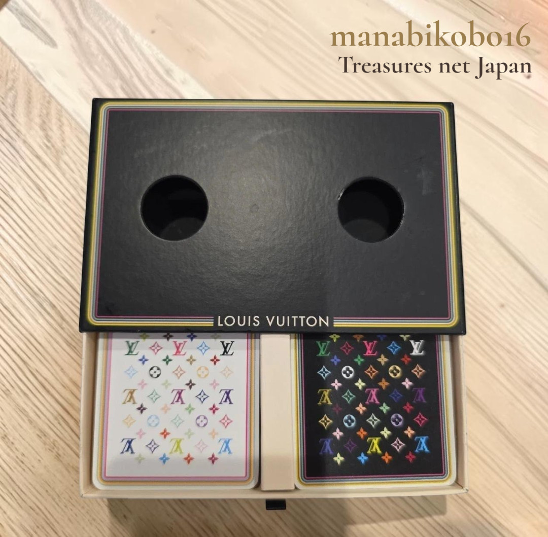 New Louis Vuitton Playing Cards Monogram Multicolor Takashi Murakami Rare New Louis Vuitton Playing Cards Monogram Multicolor Takashi Murakami Rare