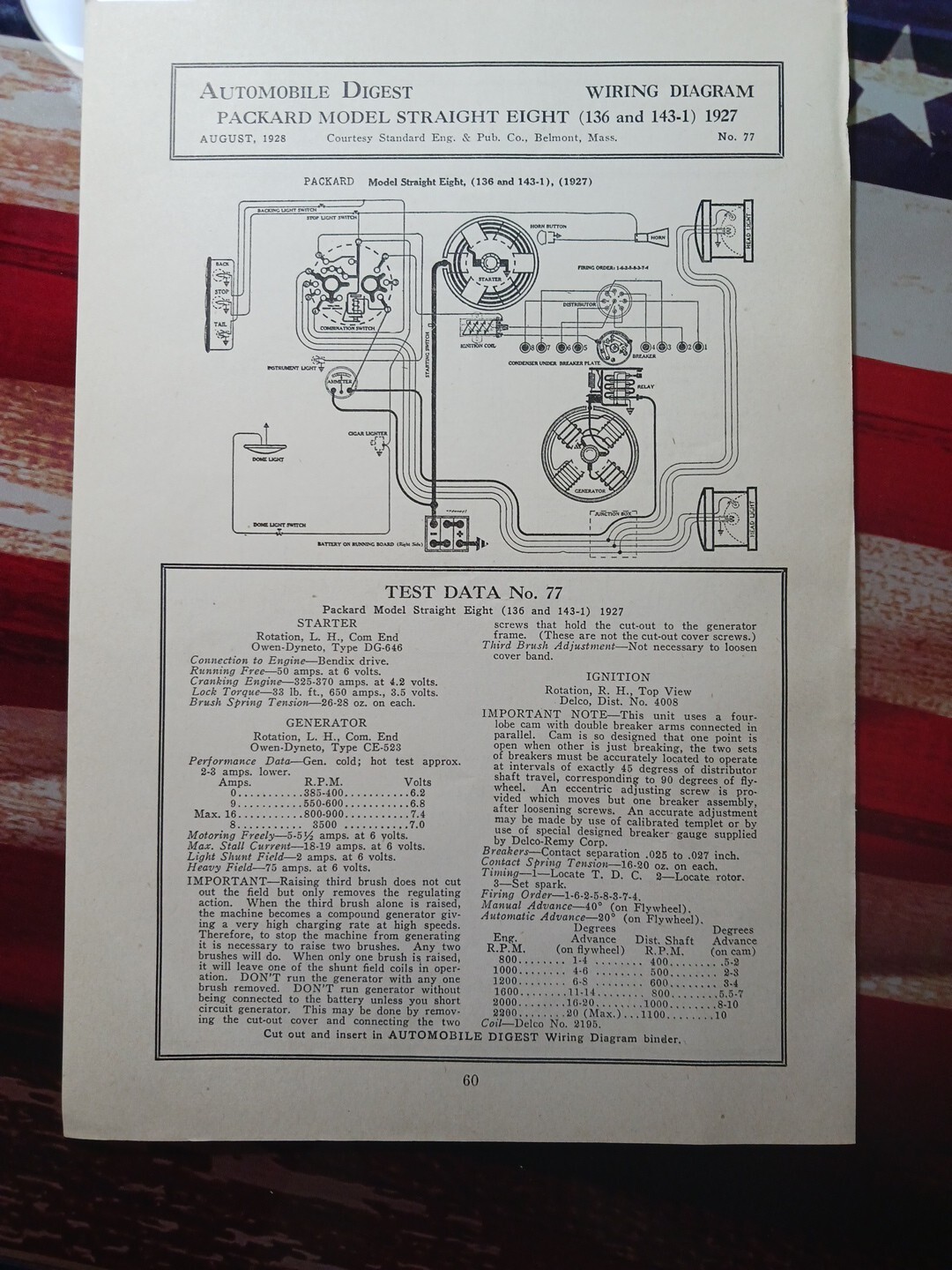 1928 Print Ad Wiring Diagram For 1927 Packard Strait 8 Model 136 & 143-1 Auto 1928 Print Ad Wiring Diagram For 1927 Packard Strait 8 Model 136 & 143-1 Auto