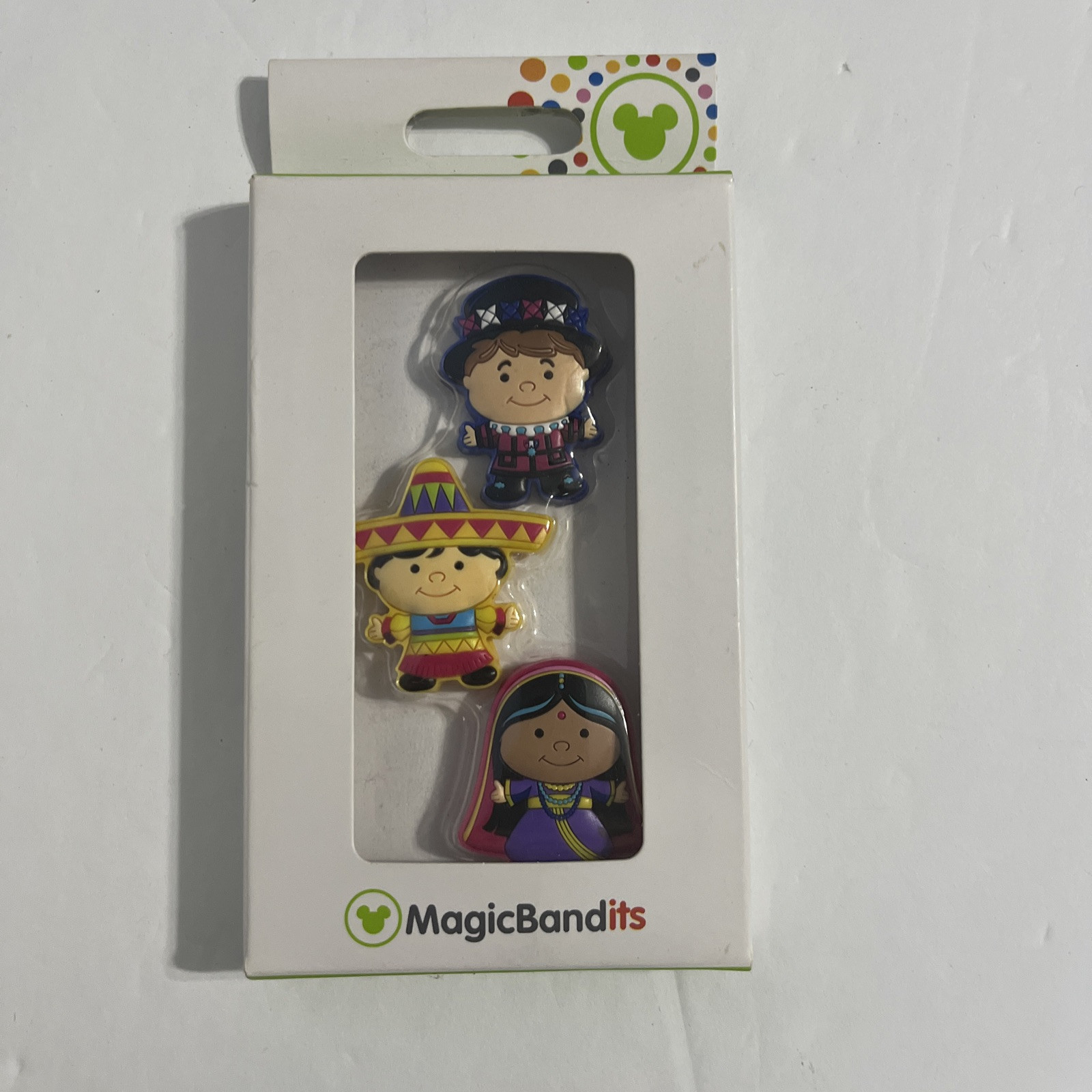 Disney Parks Magic Band It’s Small World Bandits - NEW Set of 3 Disney Parks Magic Band It’s Small World Bandits - NEW Set of 3