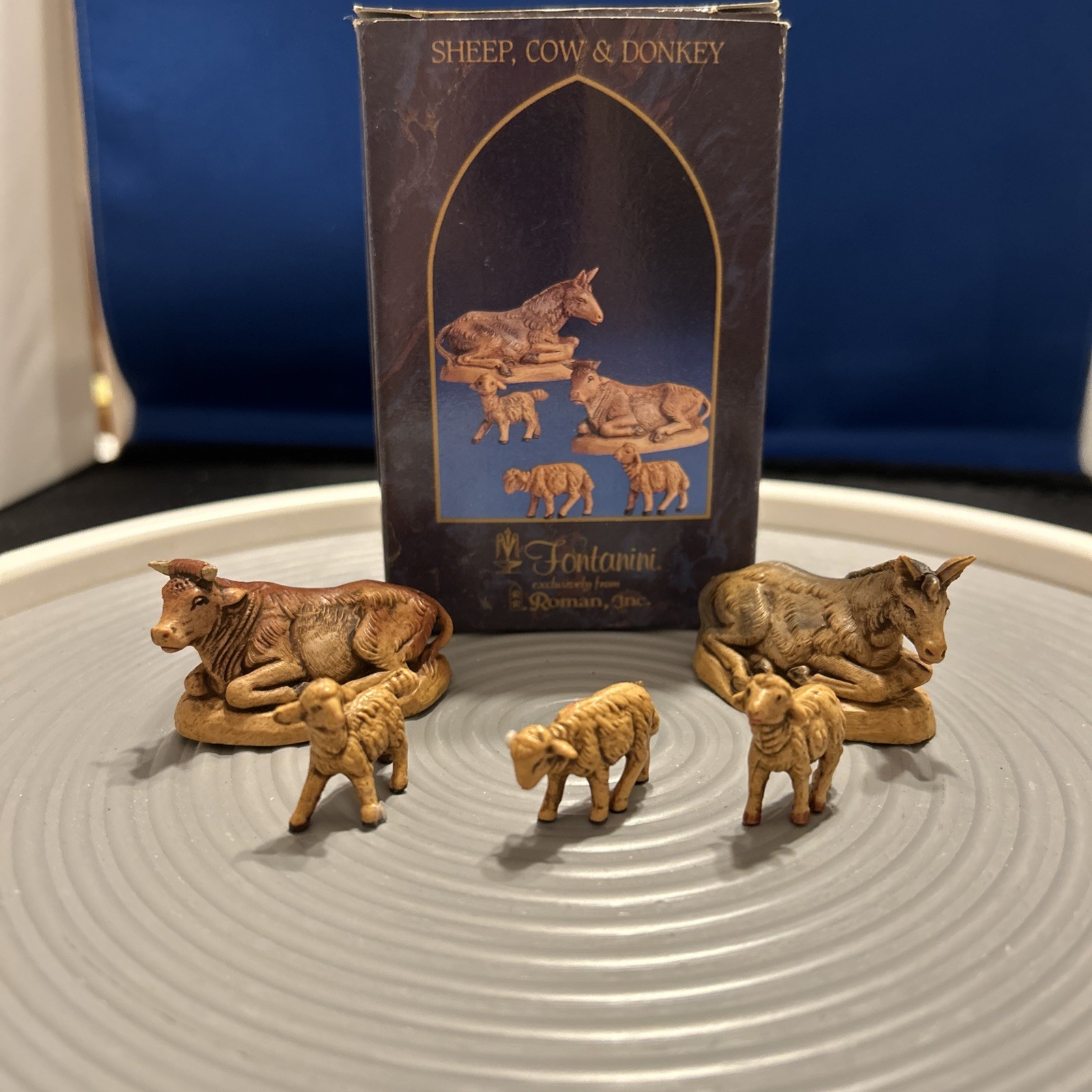 Roman Fontanini Sheep, Cow & Donkey 2.5 Collection Roman Fontanini Sheep, Cow & Donkey 2.5 Collection