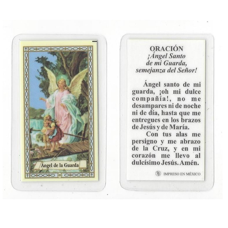 Angel de la Guarda - Oración - 2.5 x 1.5 (inches)