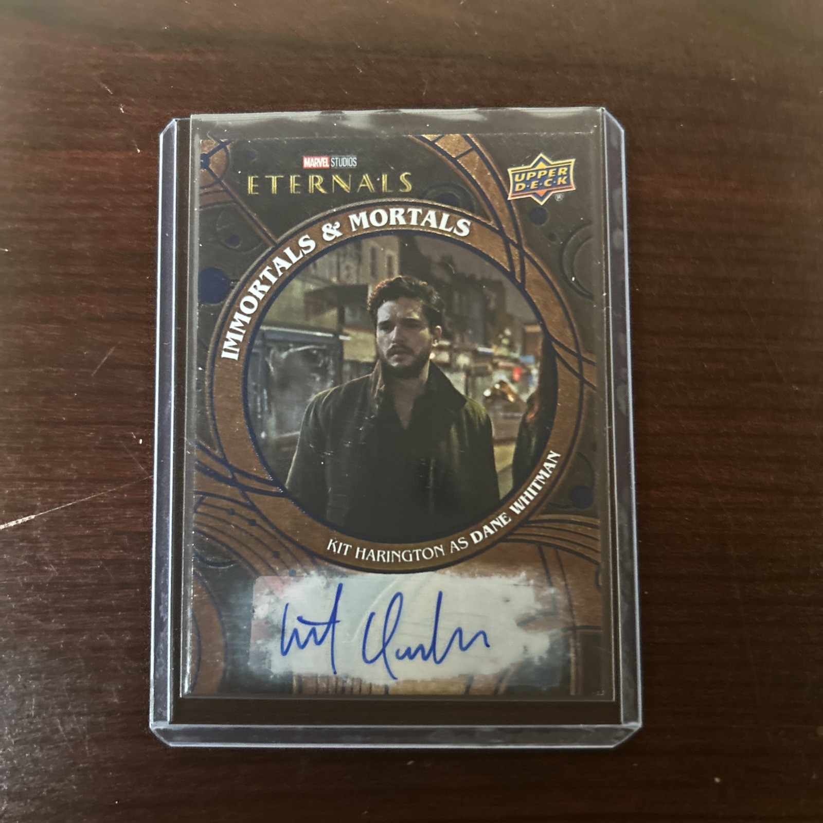 2023 Upper Deck Marvel Eternals IMMORTALS MORTALS Kit Harington auto 49/49 2023 Upper Deck Marvel Eternals IMMORTALS MORTALS Kit Harington auto 49/49